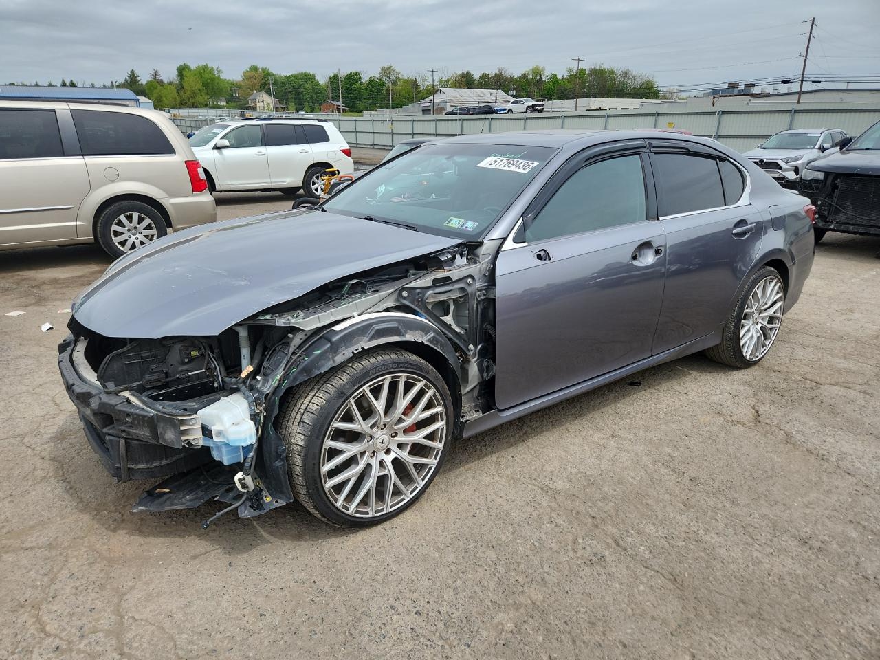2015 Lexus Gs 350 Gray vin: JTHCE1BL6FA009749