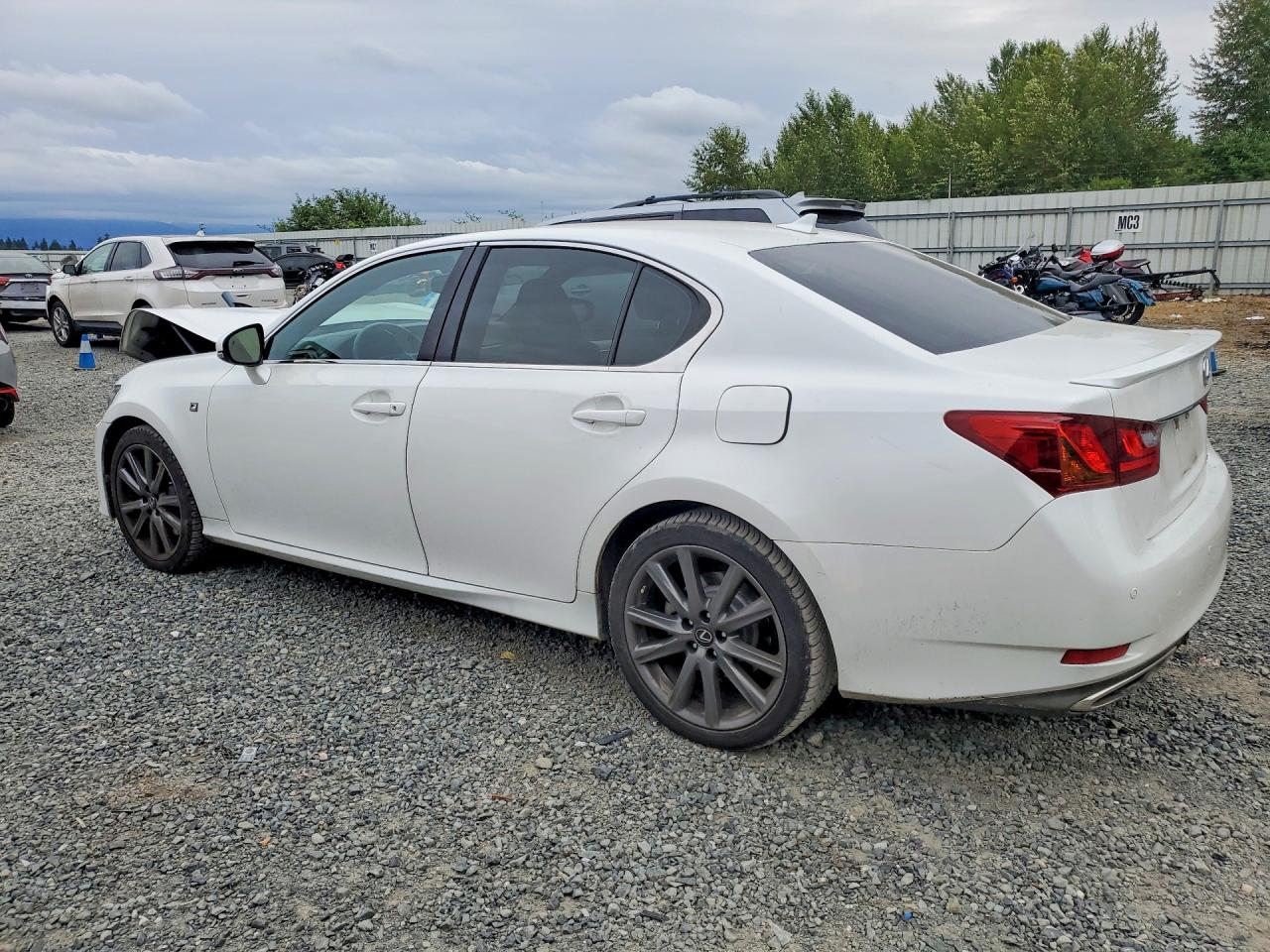 2013 Lexus Gs 350 White vin: JTHCE1BL7D5006199