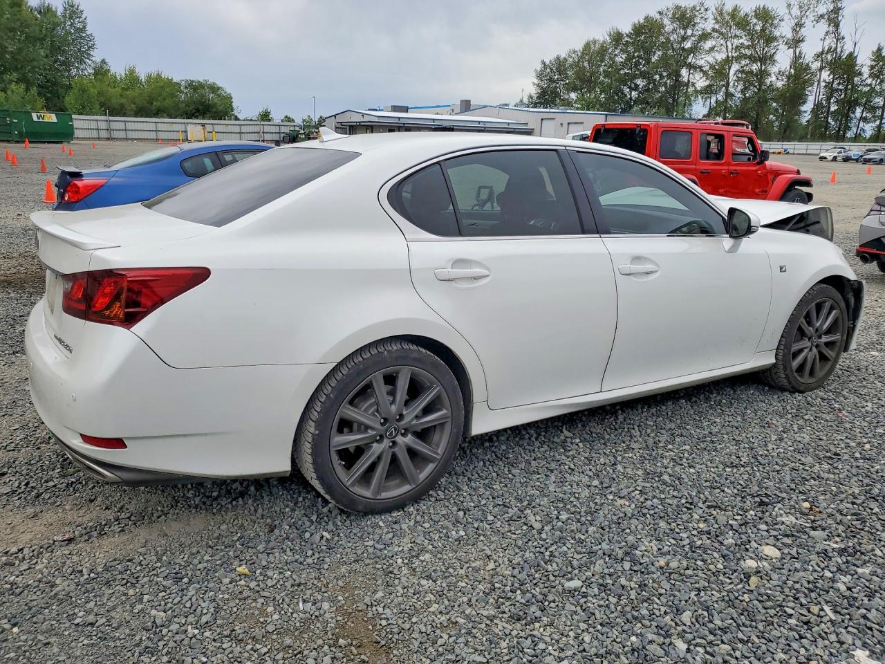 2013 Lexus Gs 350 White vin: JTHCE1BL7D5006199