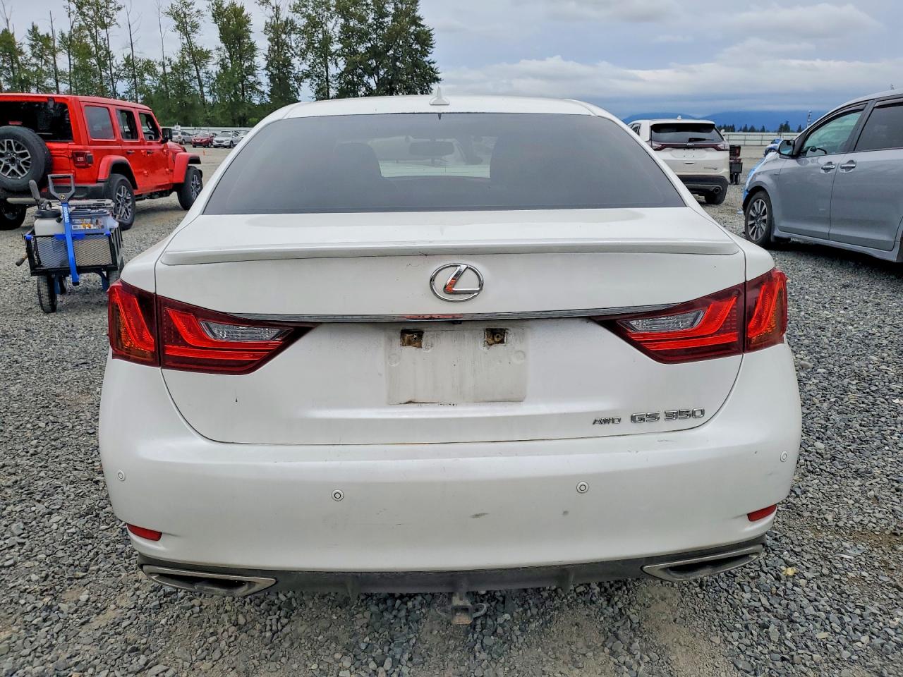 2013 Lexus Gs 350 White vin: JTHCE1BL7D5006199