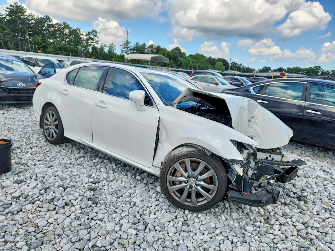 2013 Lexus Gs 350 White vin: JTHCE1BL7D5006638