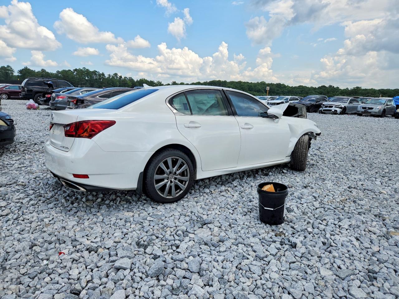 2013 Lexus Gs 350 White vin: JTHCE1BL7D5006638