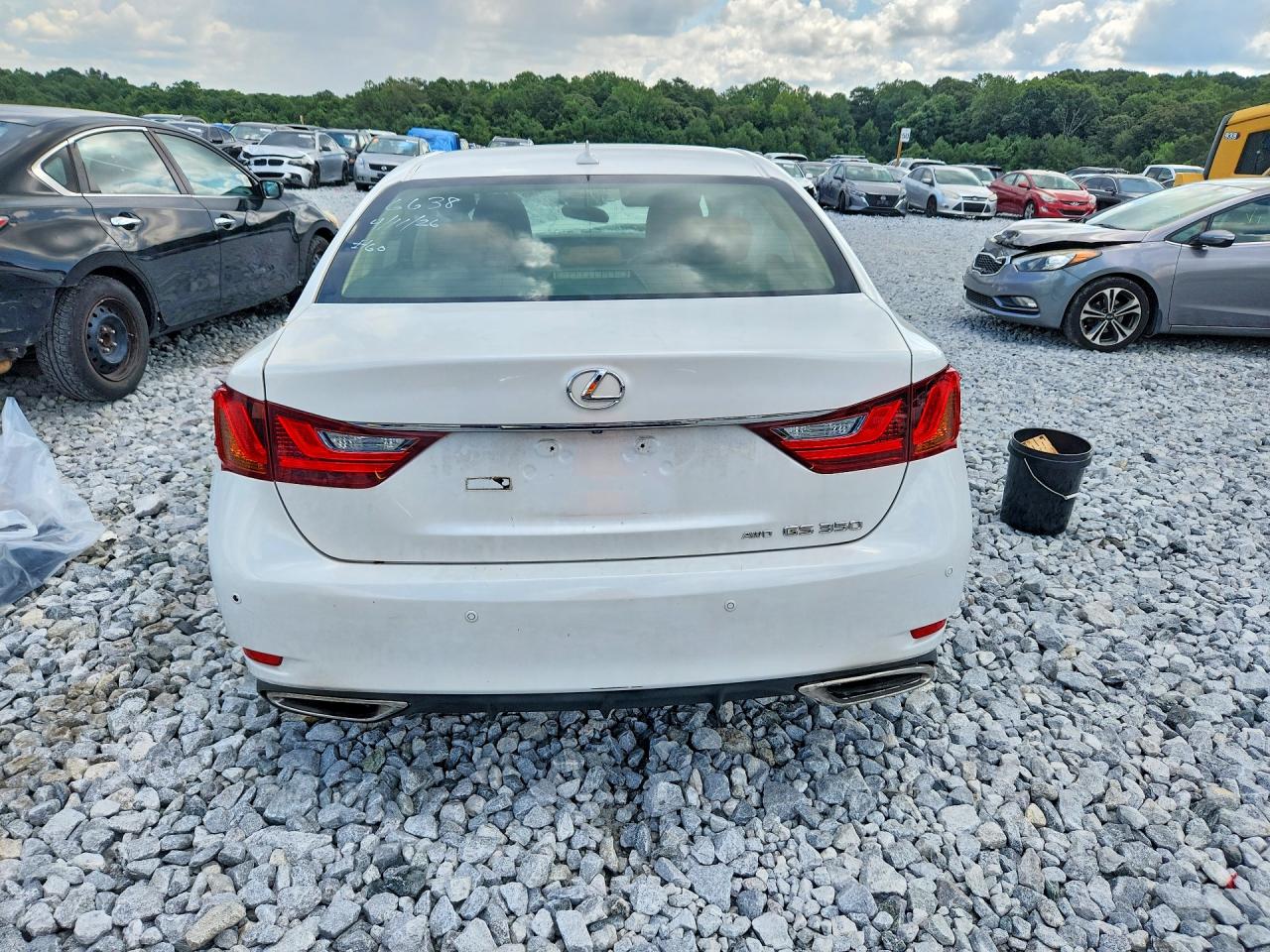 2013 Lexus Gs 350 White vin: JTHCE1BL7D5006638