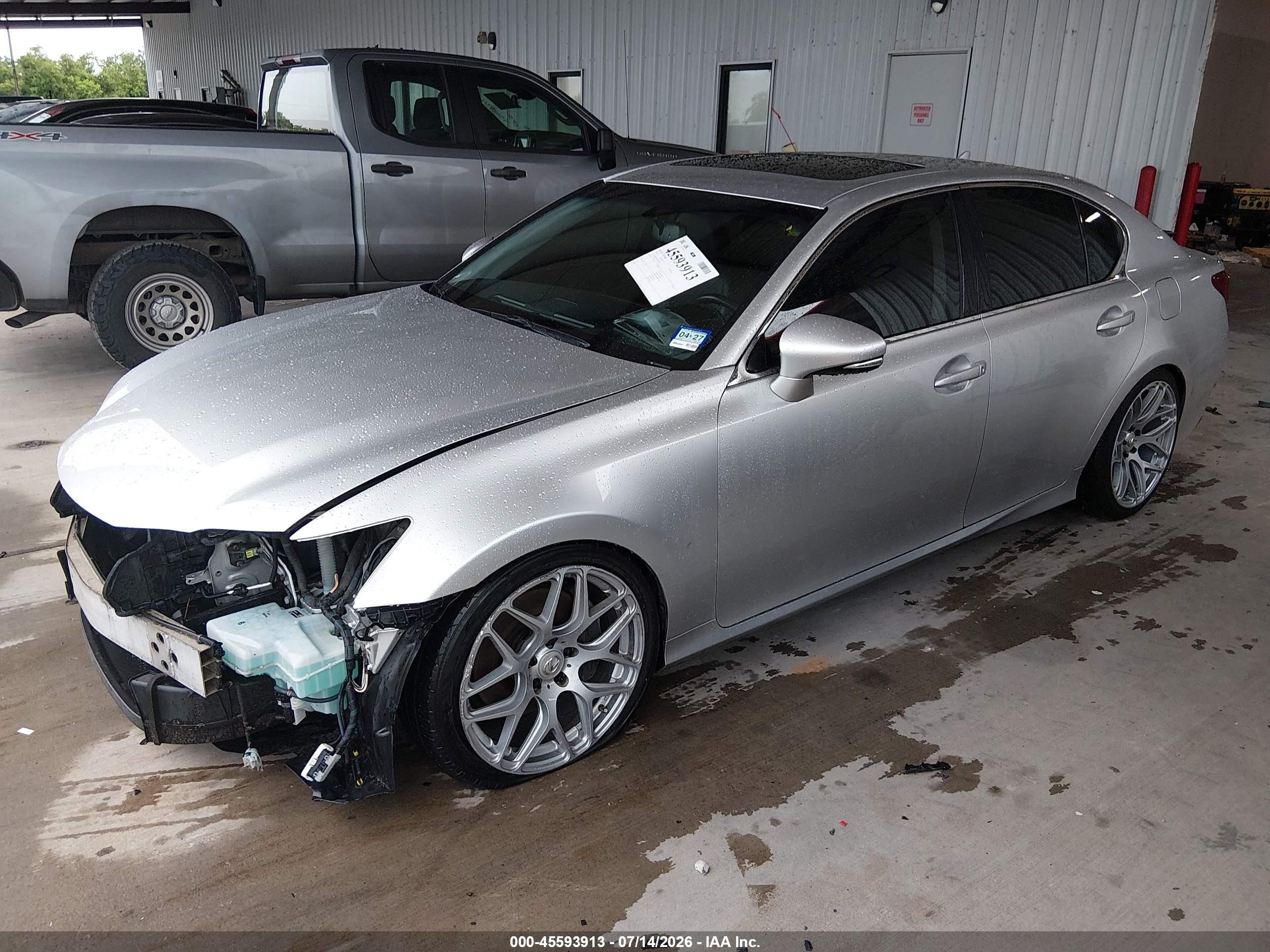 2013 Lexus Gs 350   Серебряный vin: JTHCE1BL7D5013332