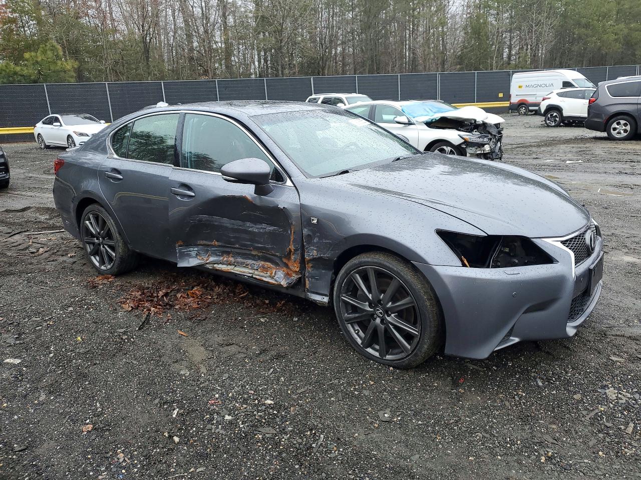 2013 Lexus Gs 350 Base Gray vin: JTHCE1BL7D5017624