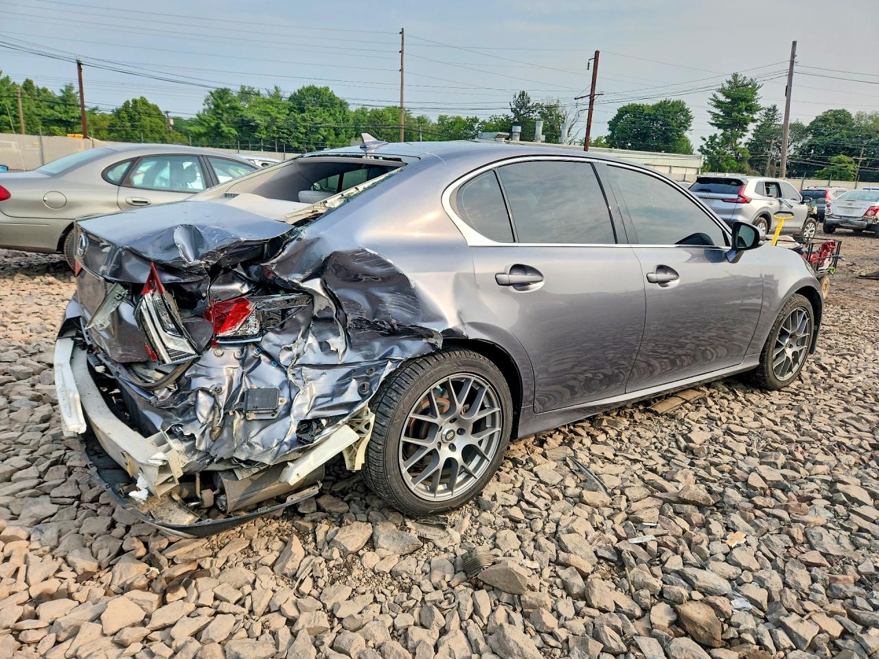 2014 Lexus Gs 350 Серый vin: JTHCE1BL7E5020380