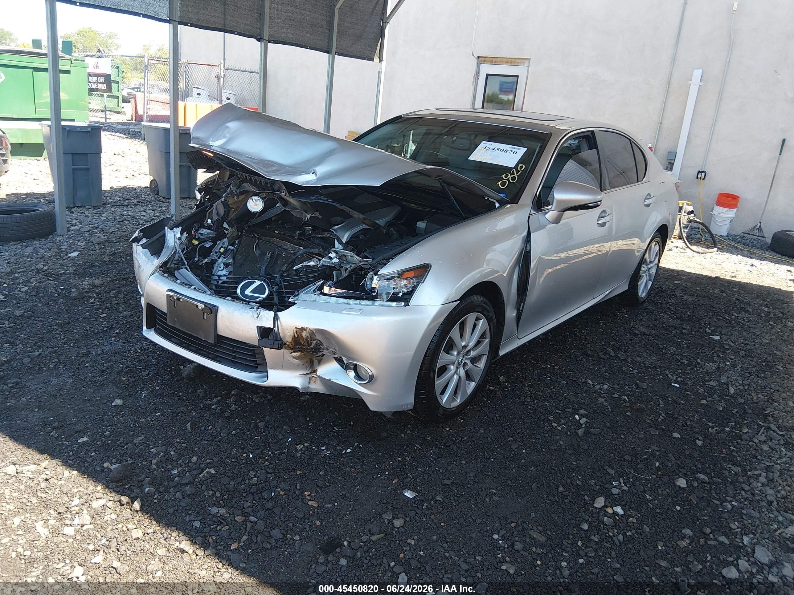 2014 Lexus Gs 350   Серебряный vin: JTHCE1BL7E5023036