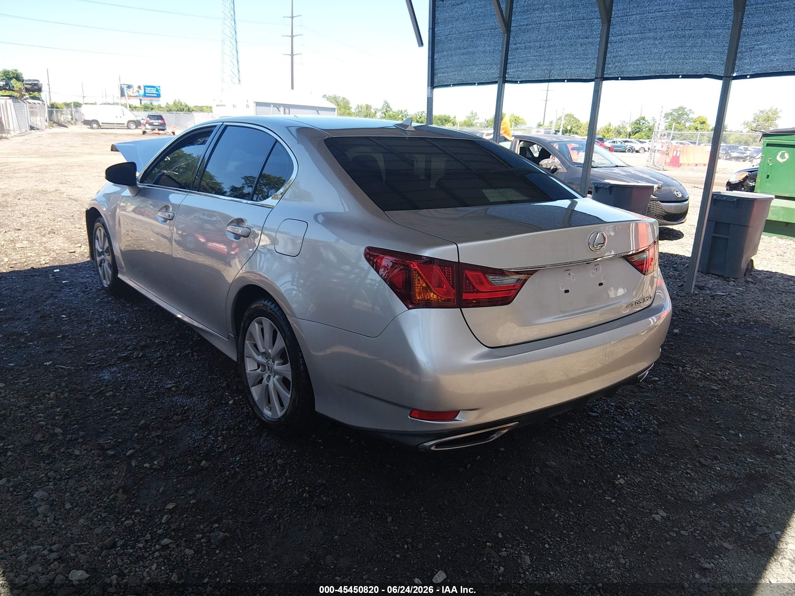 2014 Lexus Gs 350   Серебряный vin: JTHCE1BL7E5023036