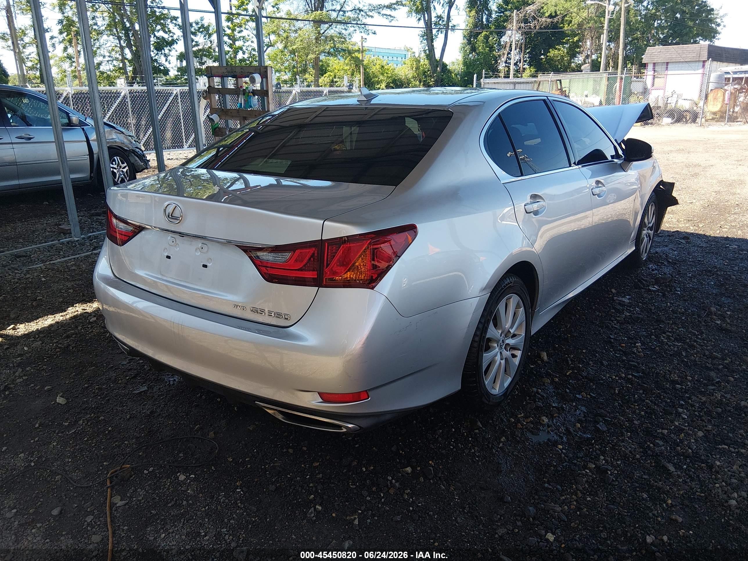 2014 Lexus Gs 350   Серебряный vin: JTHCE1BL7E5023036