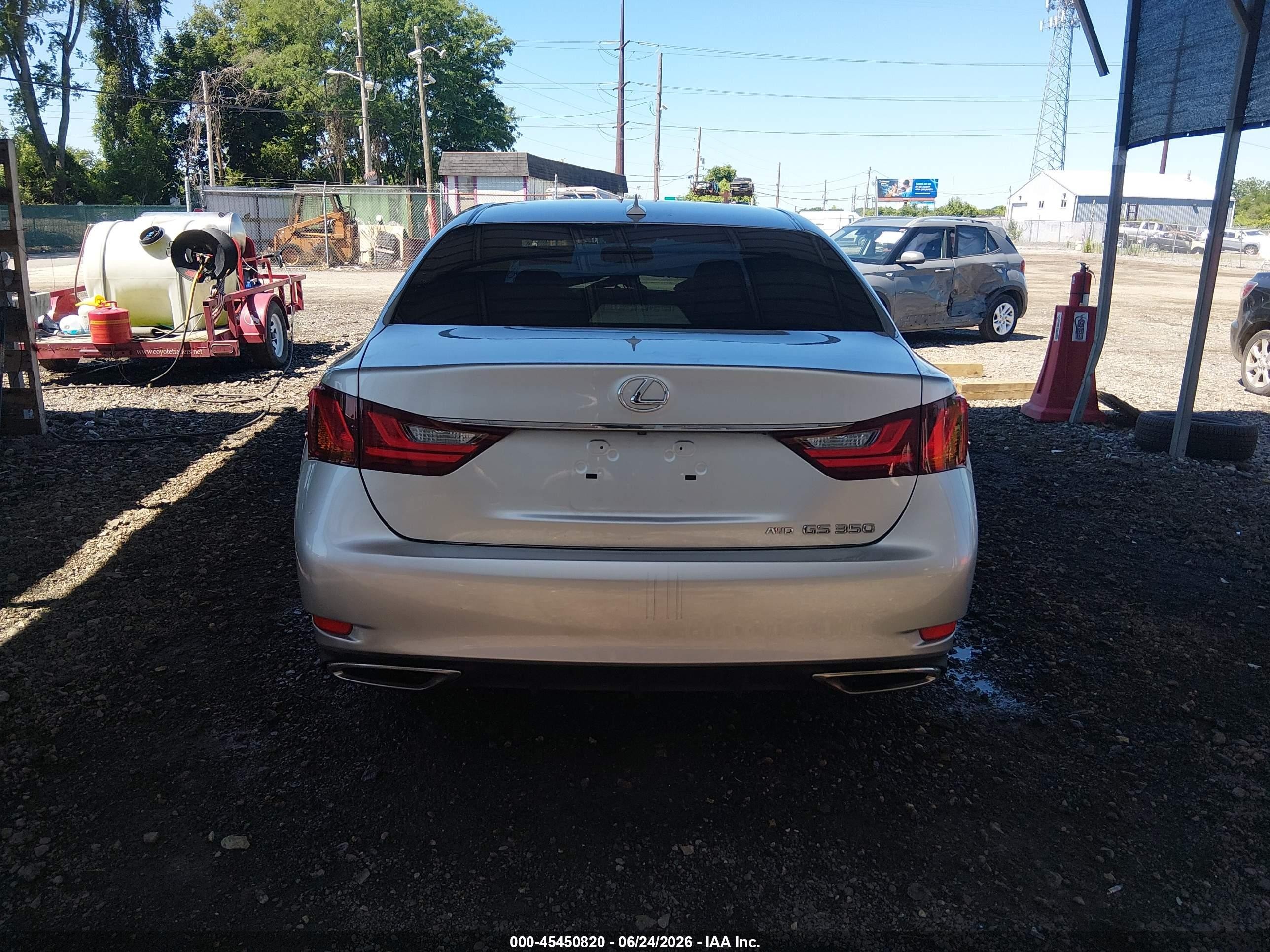 2014 Lexus Gs 350   Серебряный vin: JTHCE1BL7E5023036