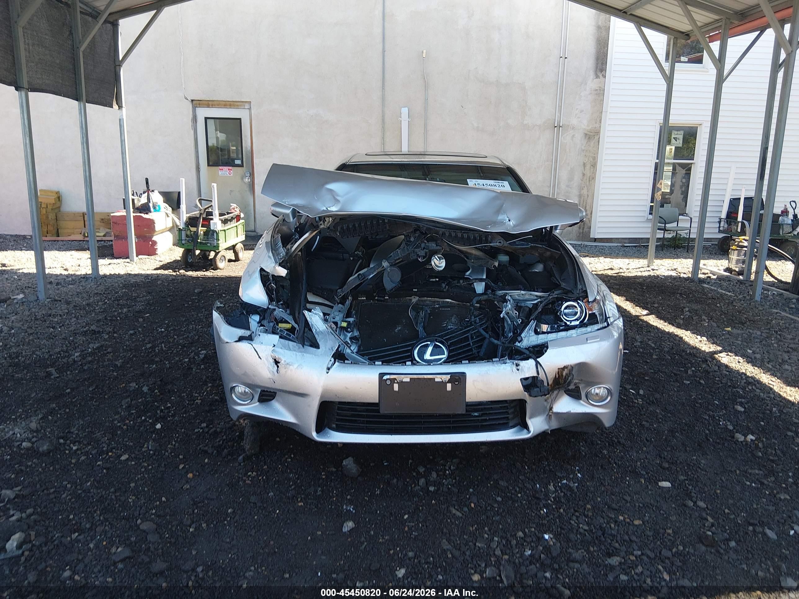 2014 Lexus Gs 350   Серебряный vin: JTHCE1BL7E5023036