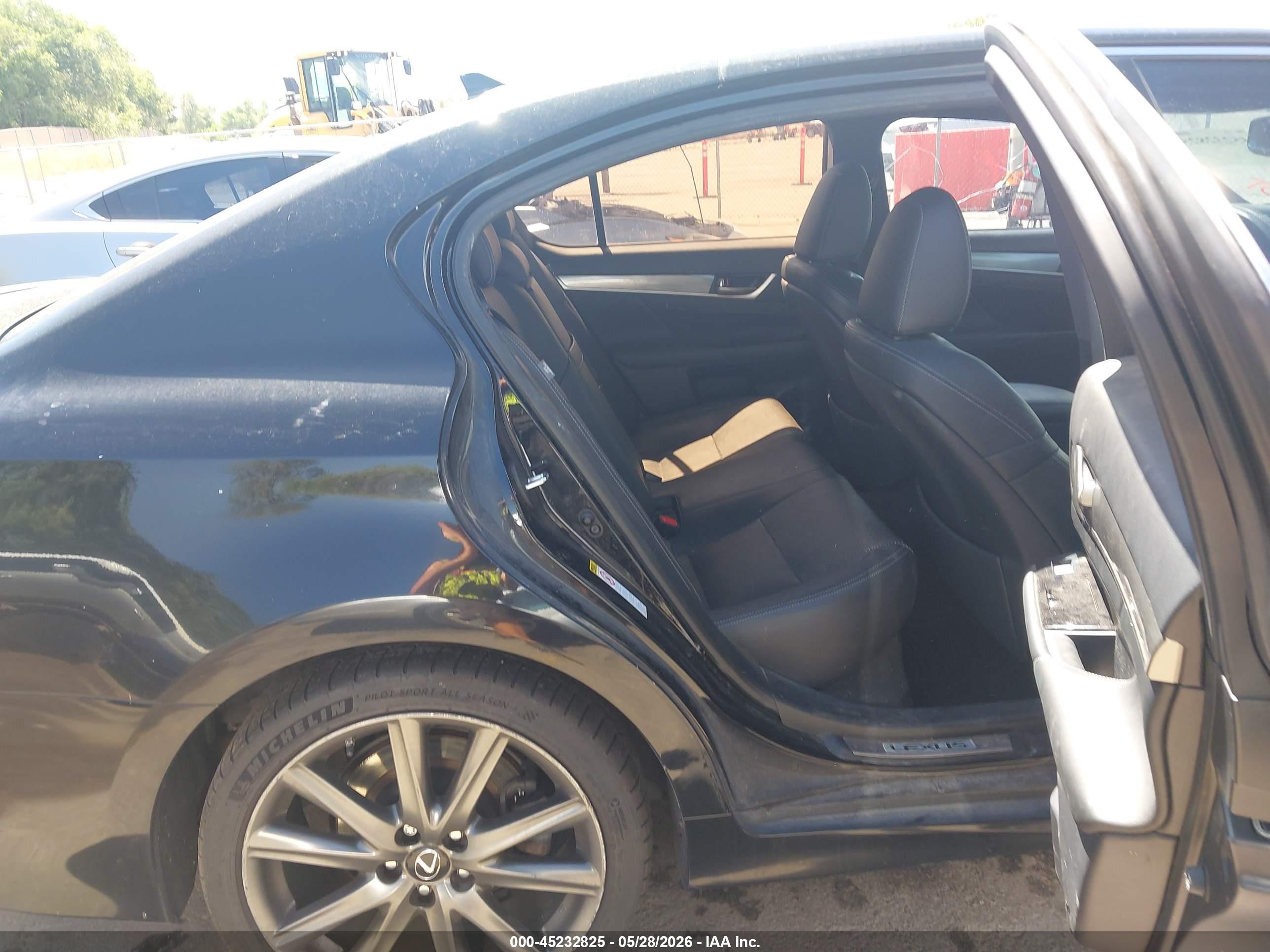 2014 Lexus Gs 350 Black vin: JTHCE1BL7E5026597