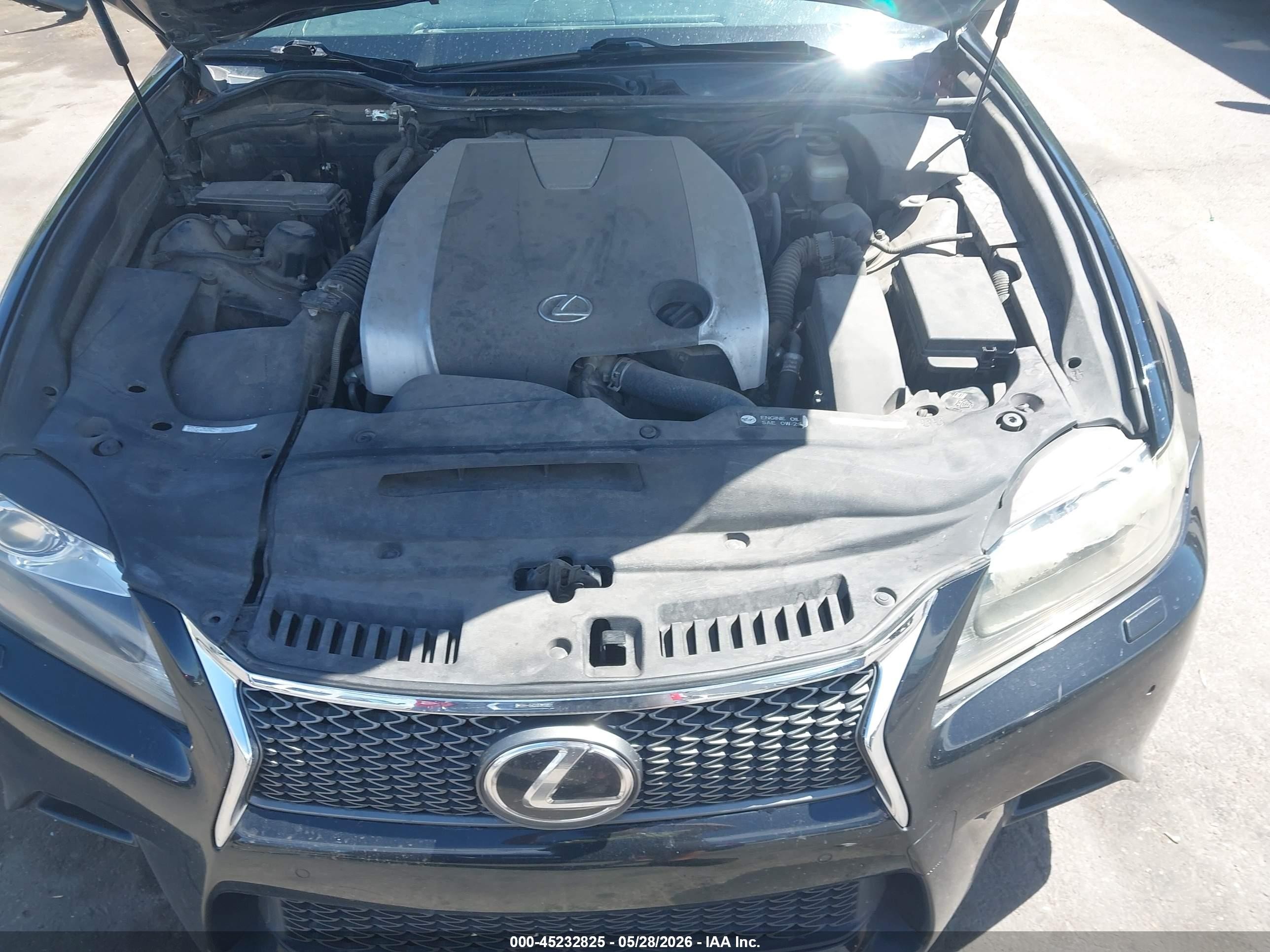 2014 Lexus Gs 350 Black vin: JTHCE1BL7E5026597