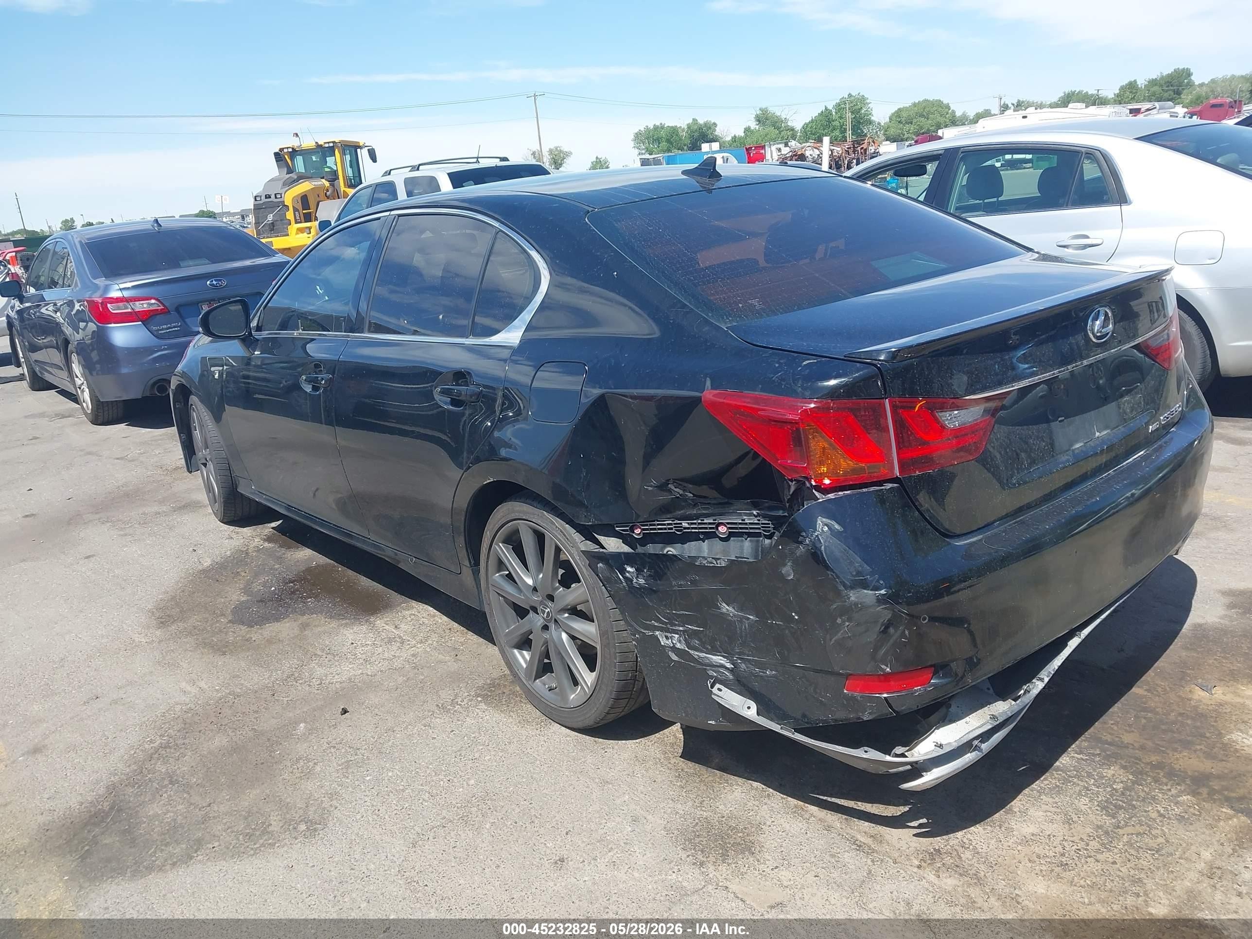 2014 Lexus Gs 350 Black vin: JTHCE1BL7E5026597