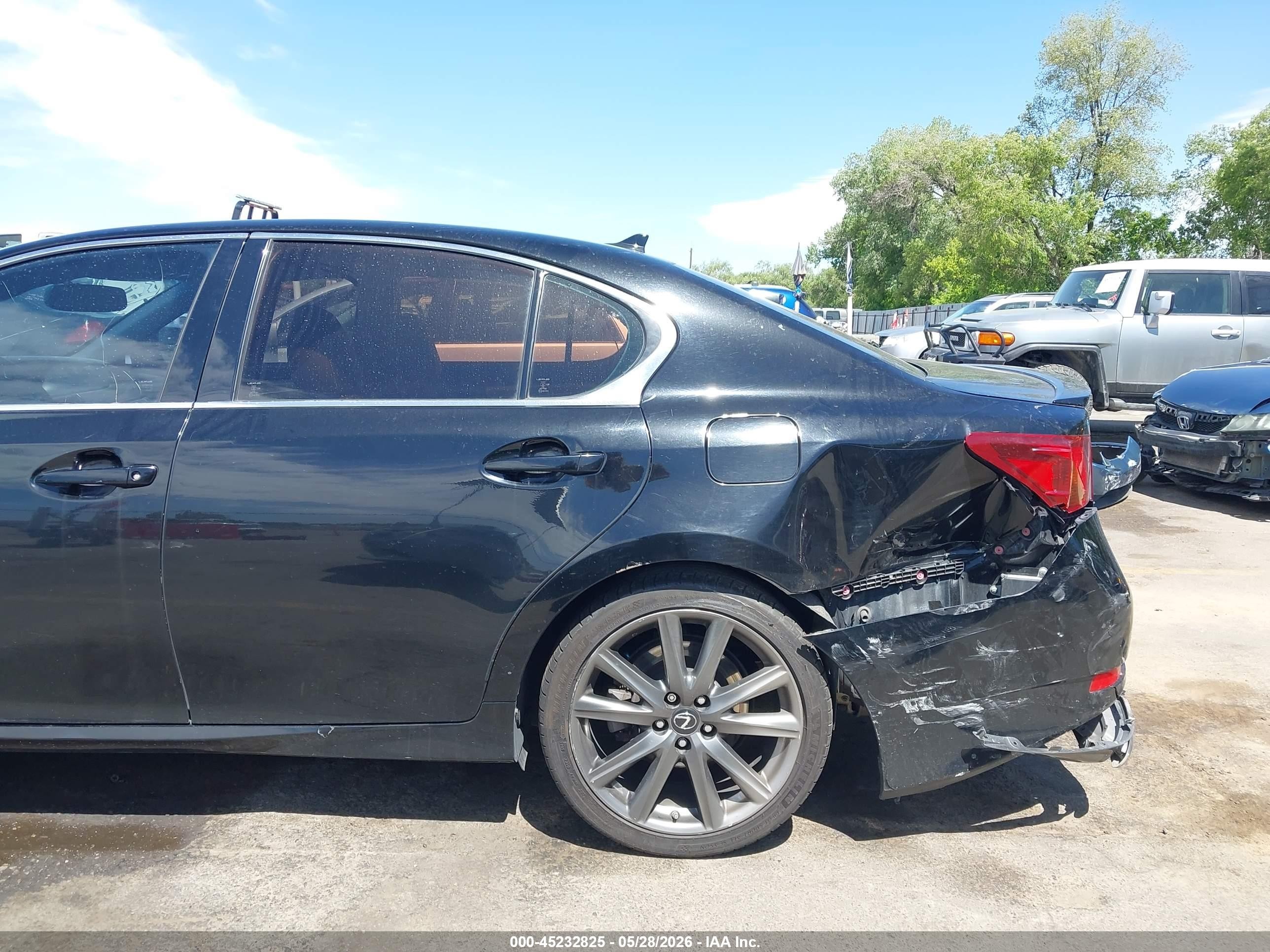 2014 Lexus Gs 350 Black vin: JTHCE1BL7E5026597