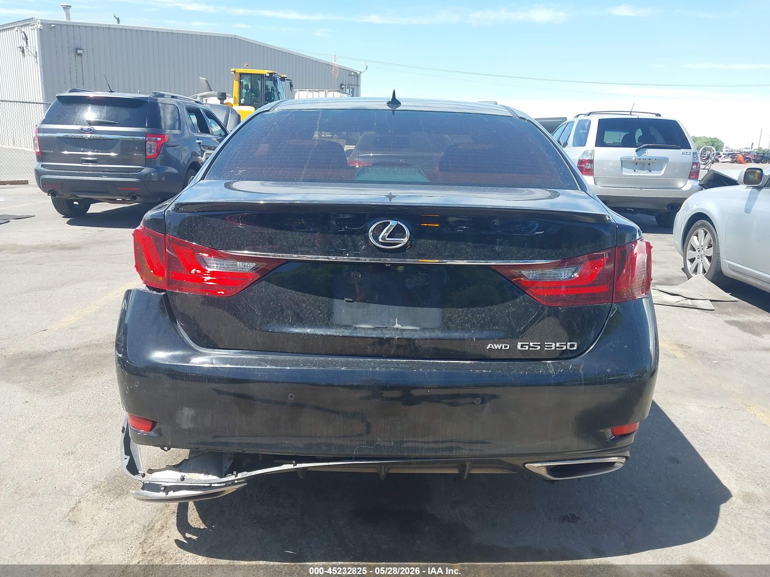 2014 Lexus Gs 350 Black vin: JTHCE1BL7E5026597