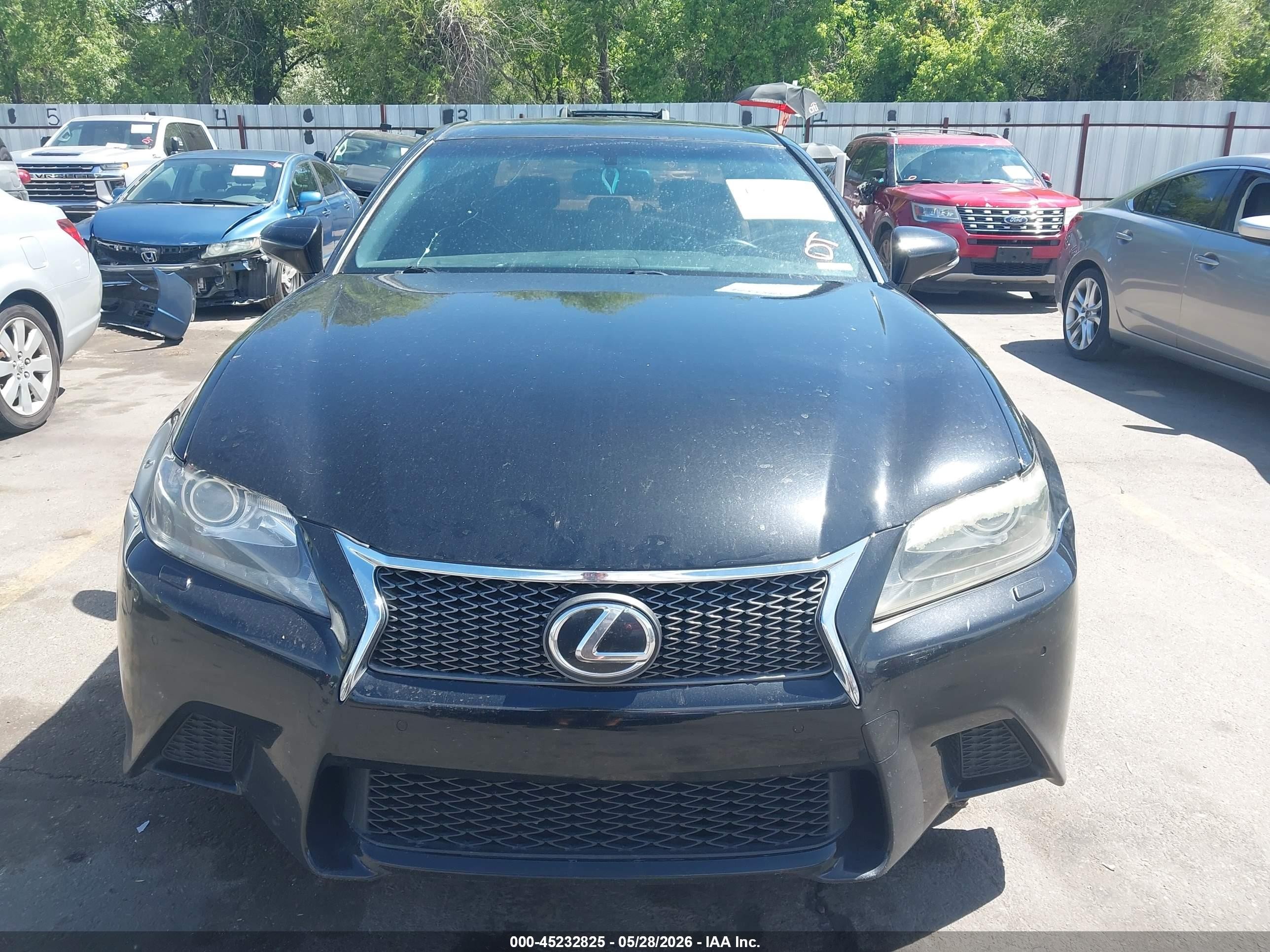 2014 Lexus Gs 350 Black vin: JTHCE1BL7E5026597