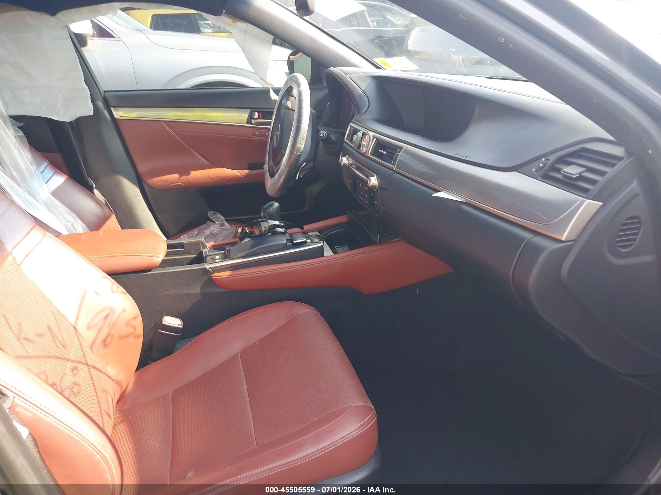 2014 Lexus Gs 350   Gray vin: JTHCE1BL7E5028284