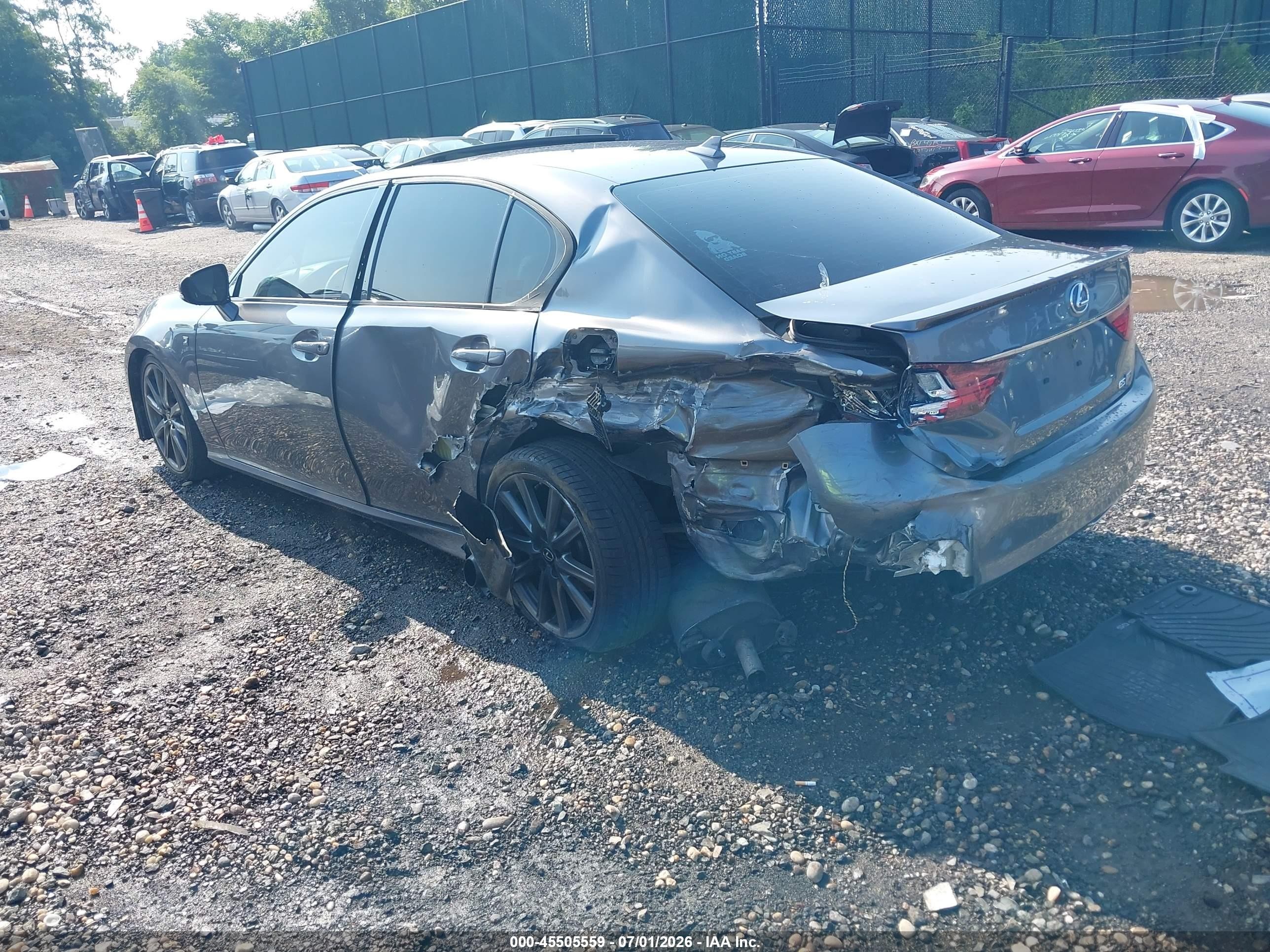 2014 Lexus Gs 350   Gray vin: JTHCE1BL7E5028284