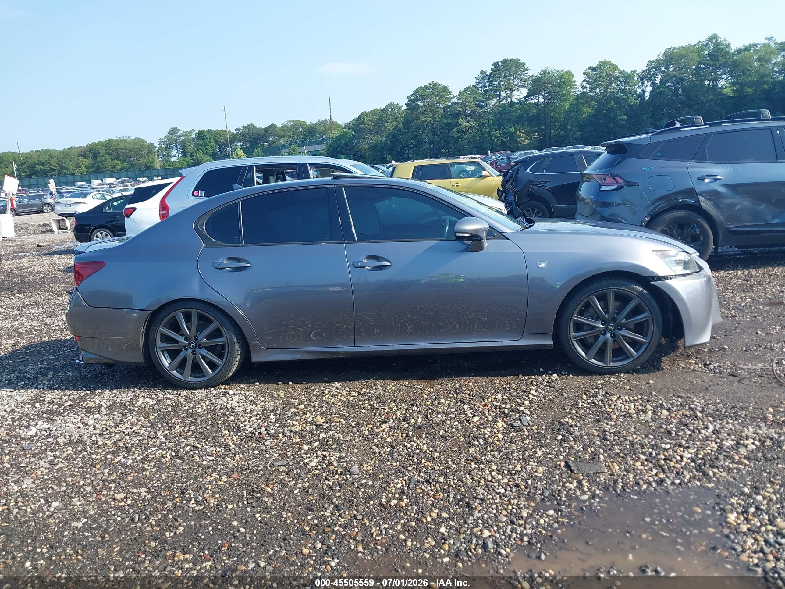 2014 Lexus Gs 350   Gray vin: JTHCE1BL7E5028284