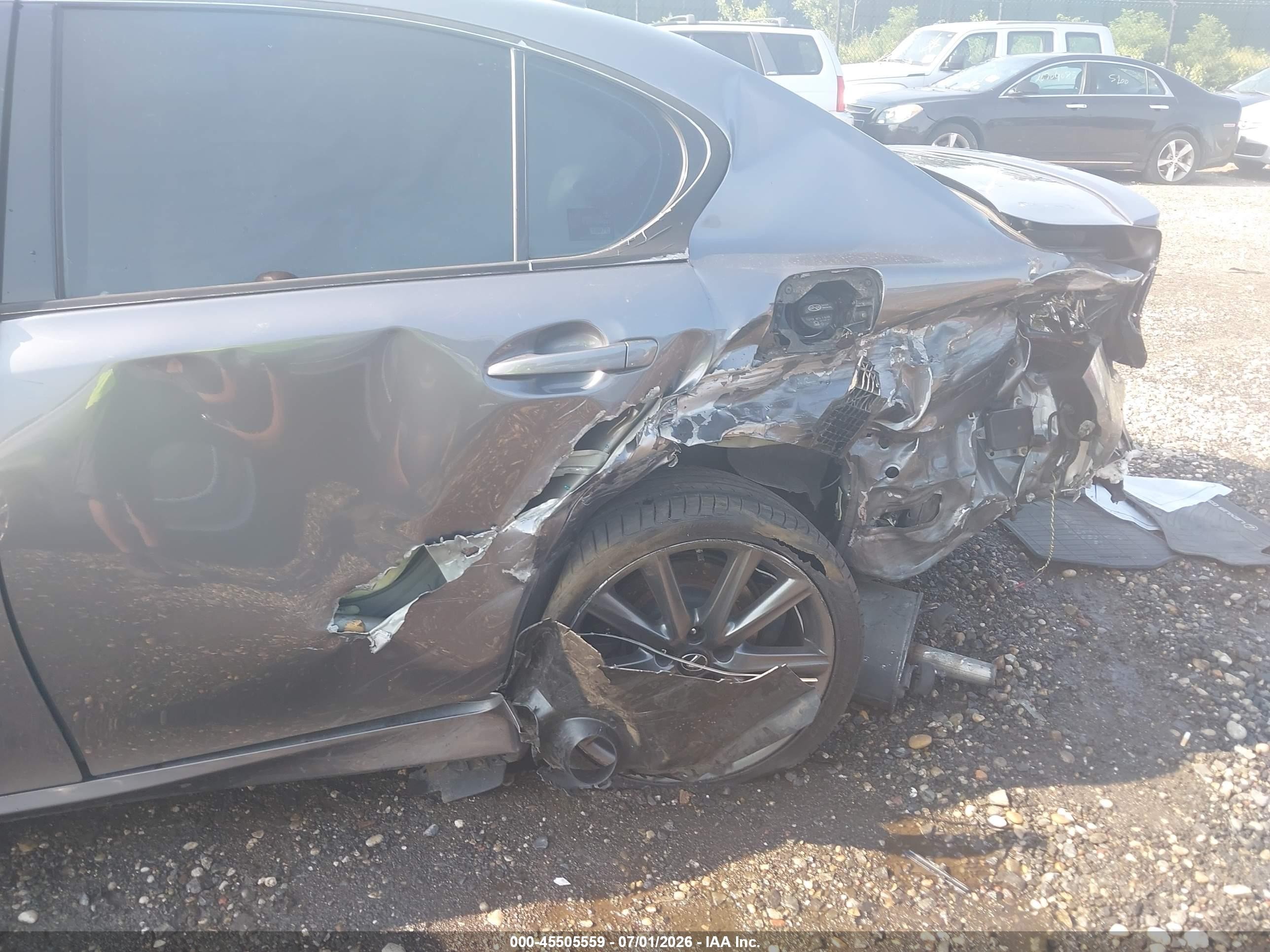 2014 Lexus Gs 350   Gray vin: JTHCE1BL7E5028284