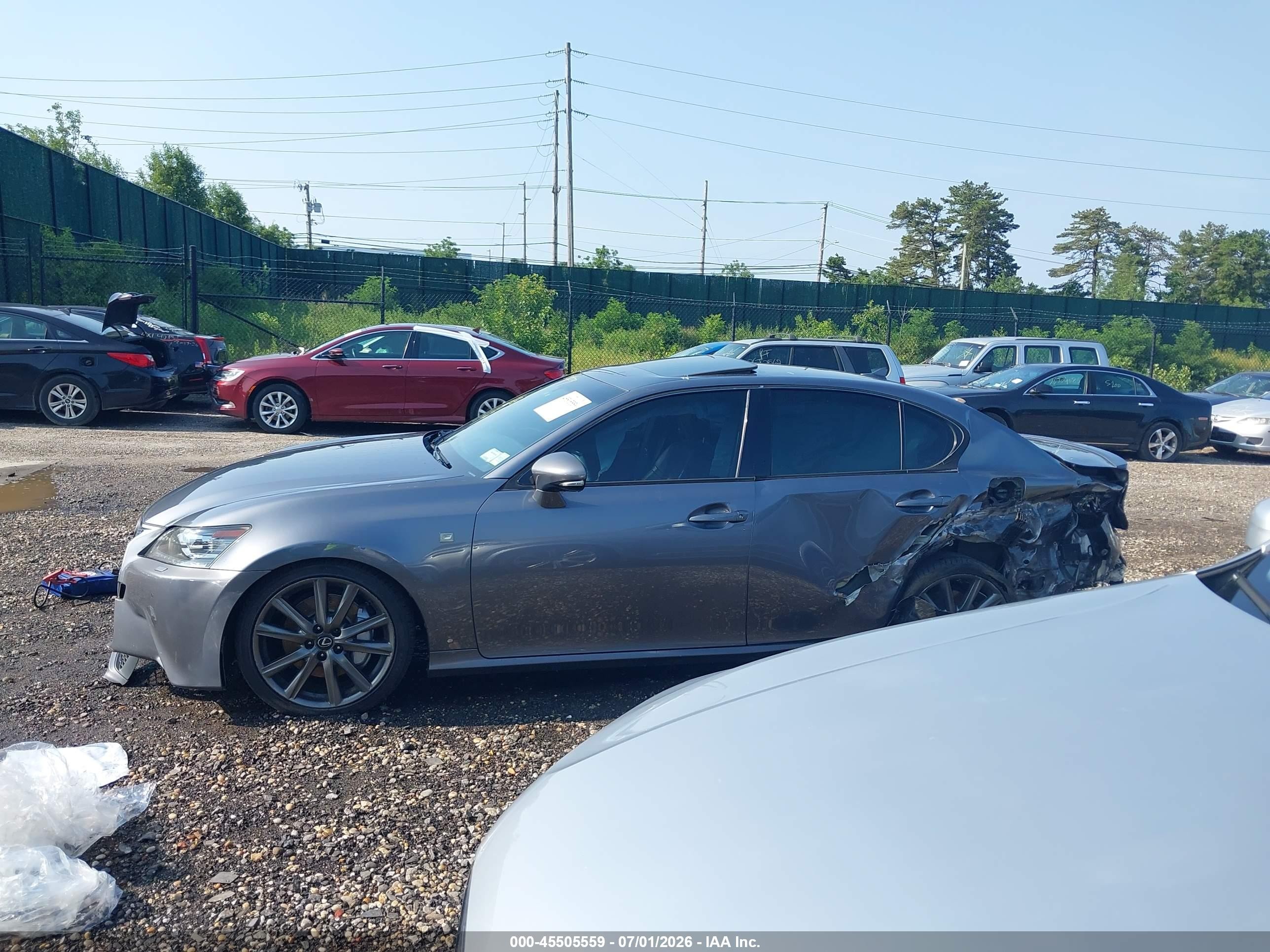 2014 Lexus Gs 350   Gray vin: JTHCE1BL7E5028284