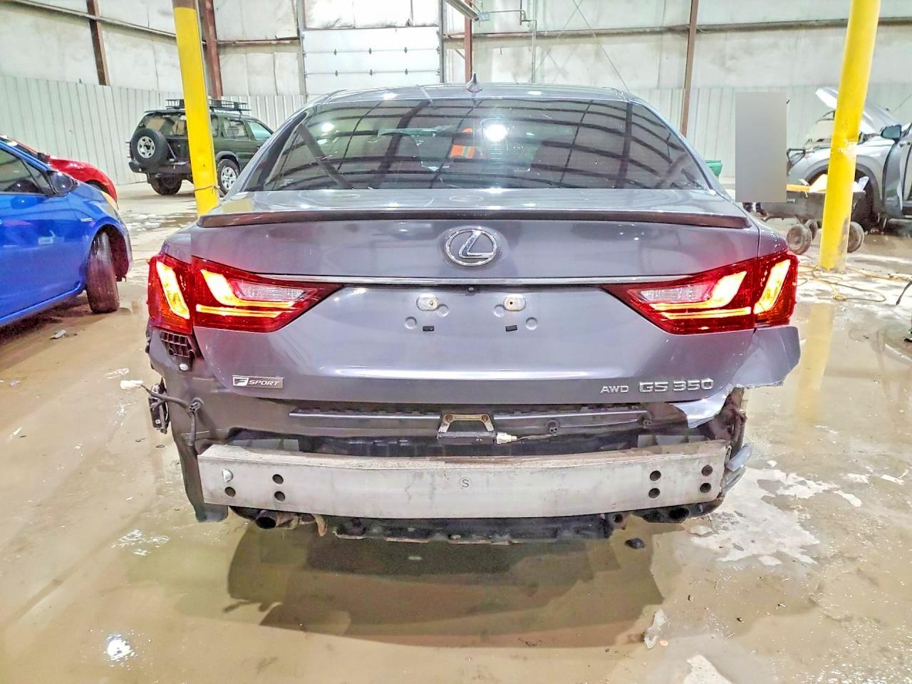 2015 Lexus Gs 350 Gray vin: JTHCE1BL7FA007282