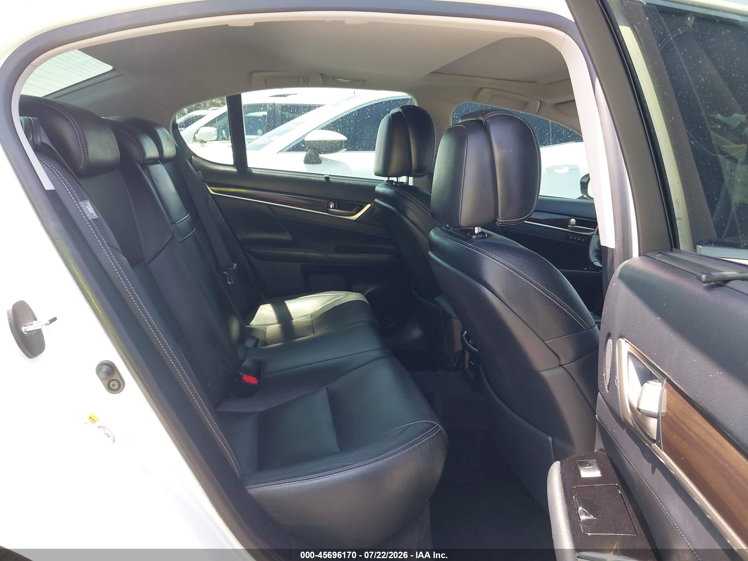 2013 Lexus Gs 350   White vin: JTHCE1BL8D5001741