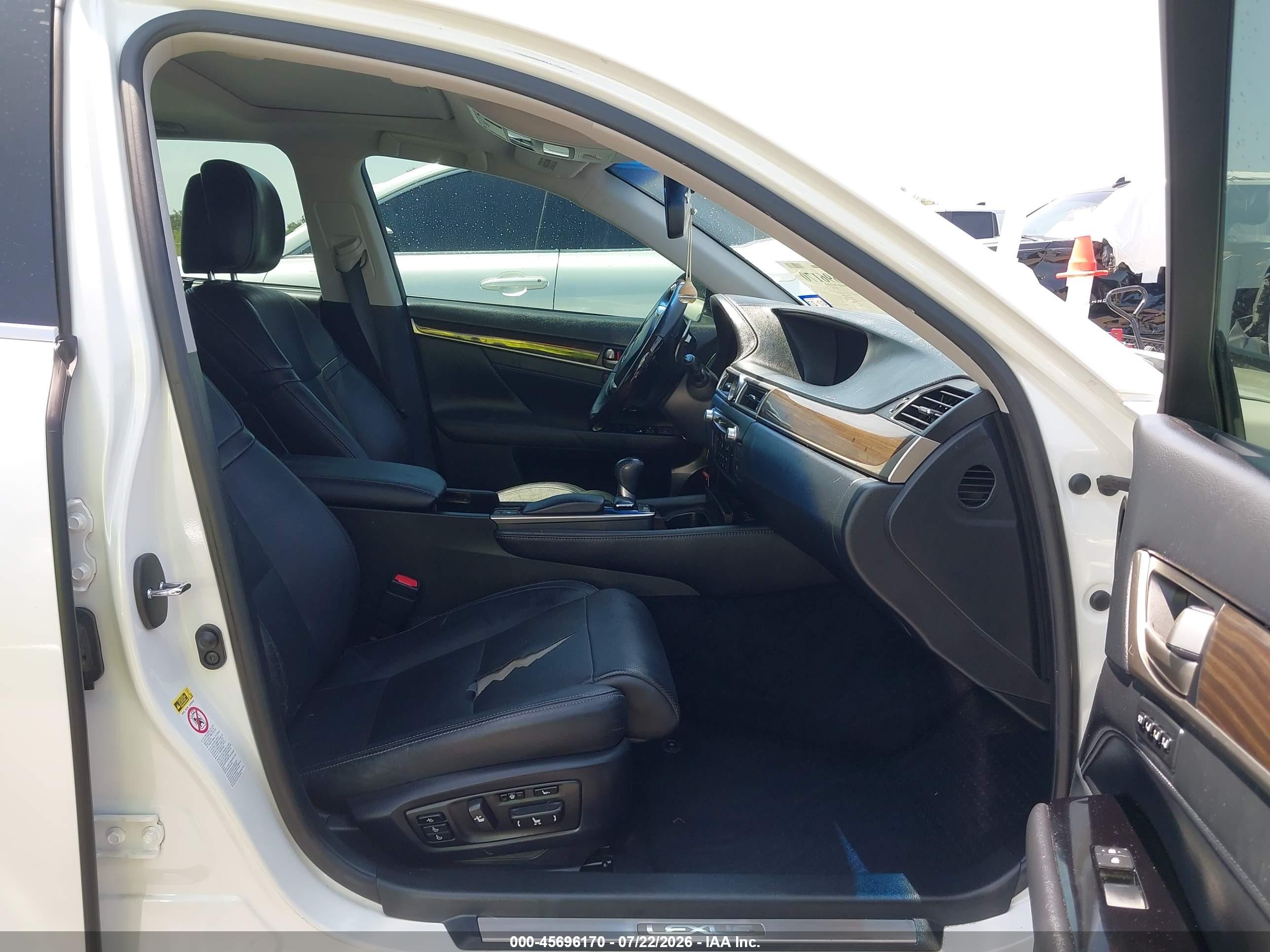 2013 Lexus Gs 350   White vin: JTHCE1BL8D5001741