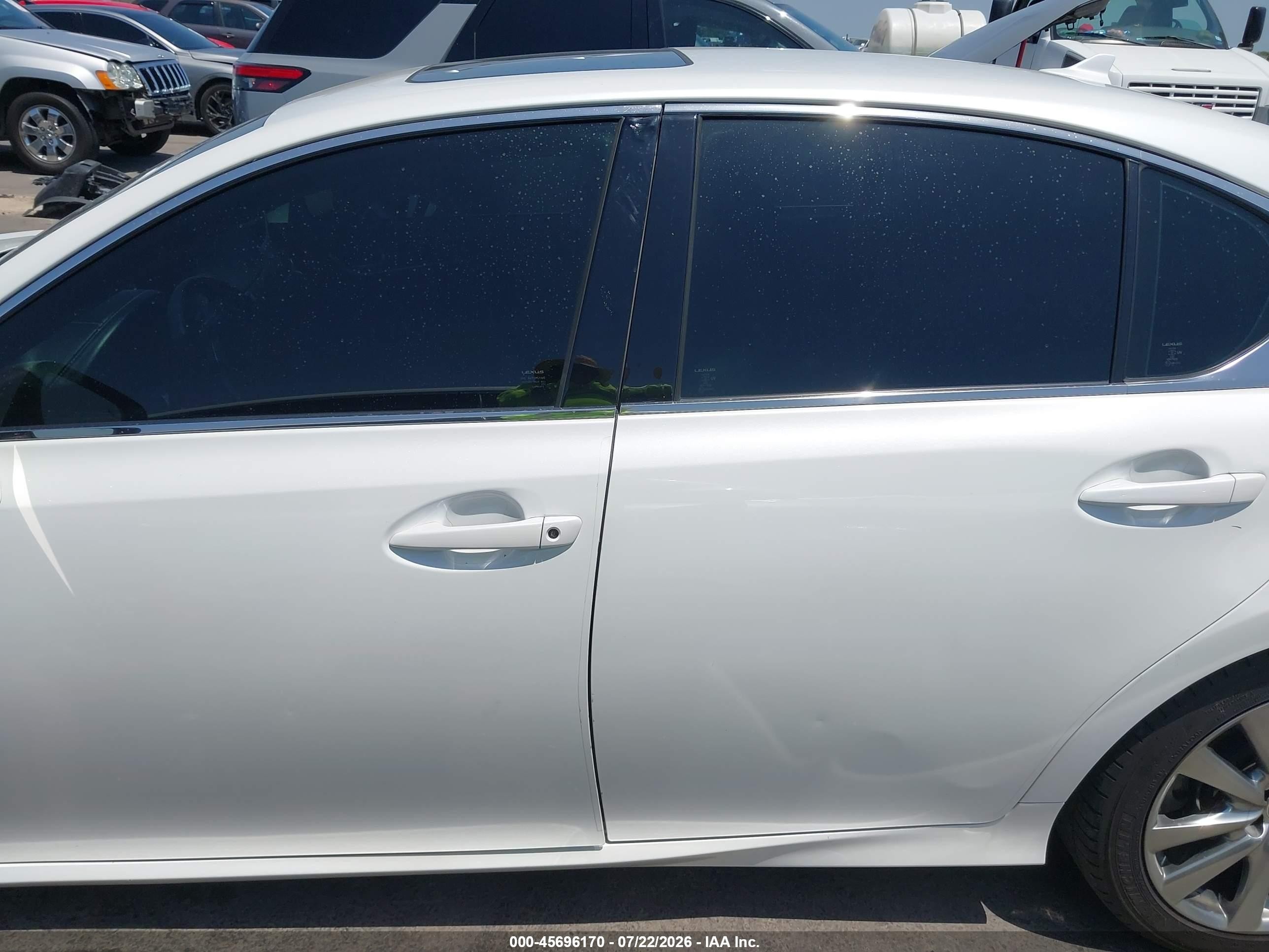 2013 Lexus Gs 350   White vin: JTHCE1BL8D5001741