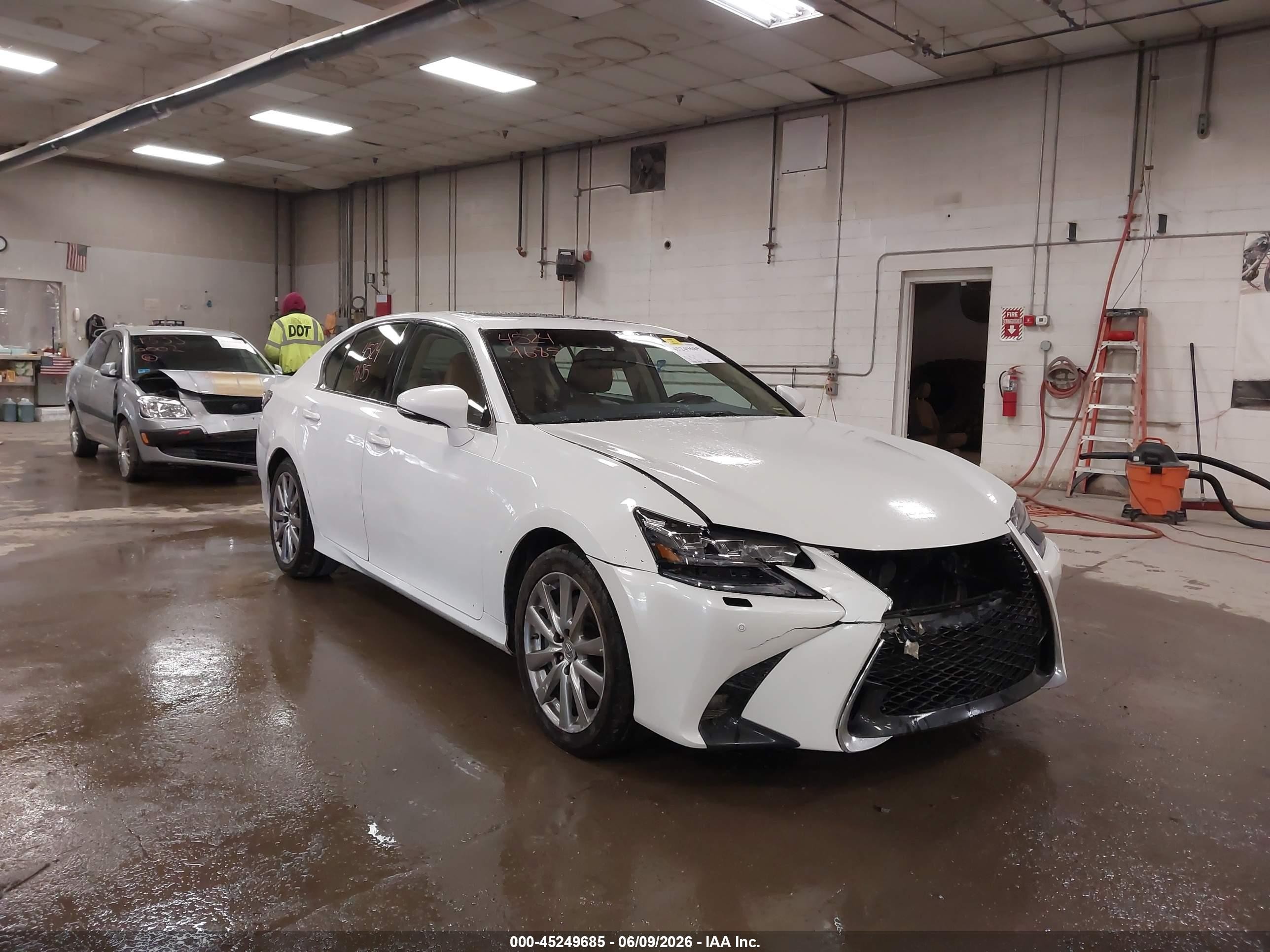 2013 Lexus Gs 350   White vin: JTHCE1BL8D5003036
