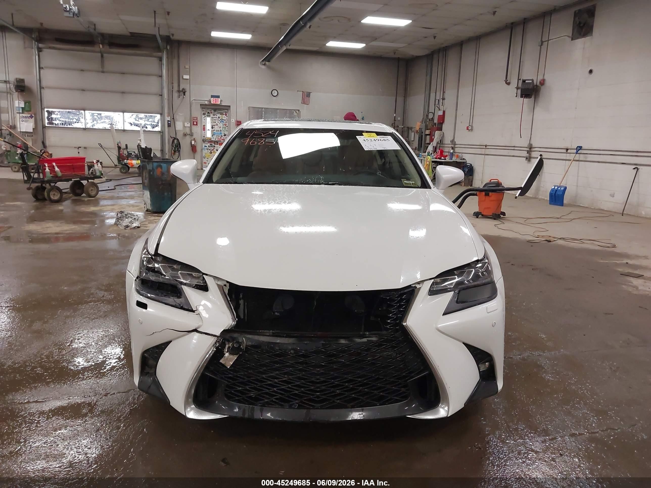 2013 Lexus Gs 350   White vin: JTHCE1BL8D5003036