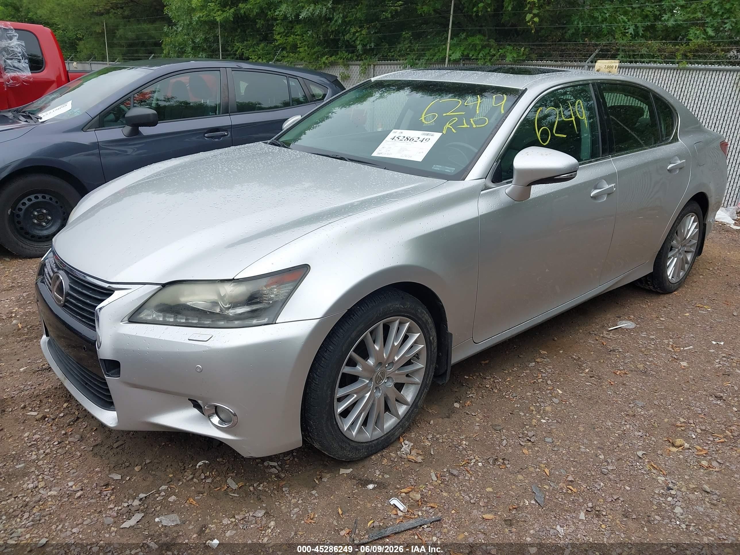 2013 Lexus Gs 350 Silver vin: JTHCE1BL8D5005062