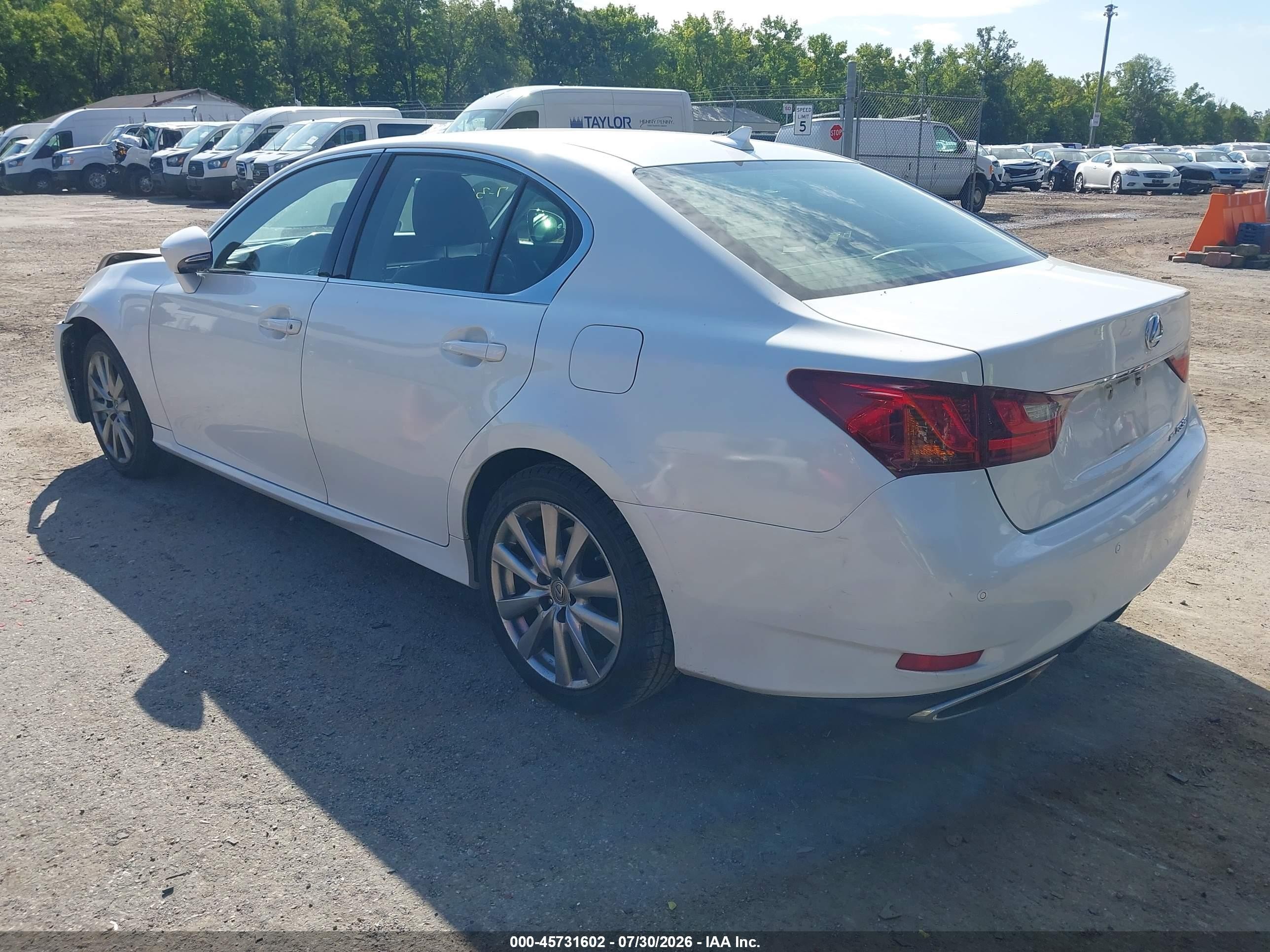 2013 Lexus Gs 350   Белый vin: JTHCE1BL8D5012223
