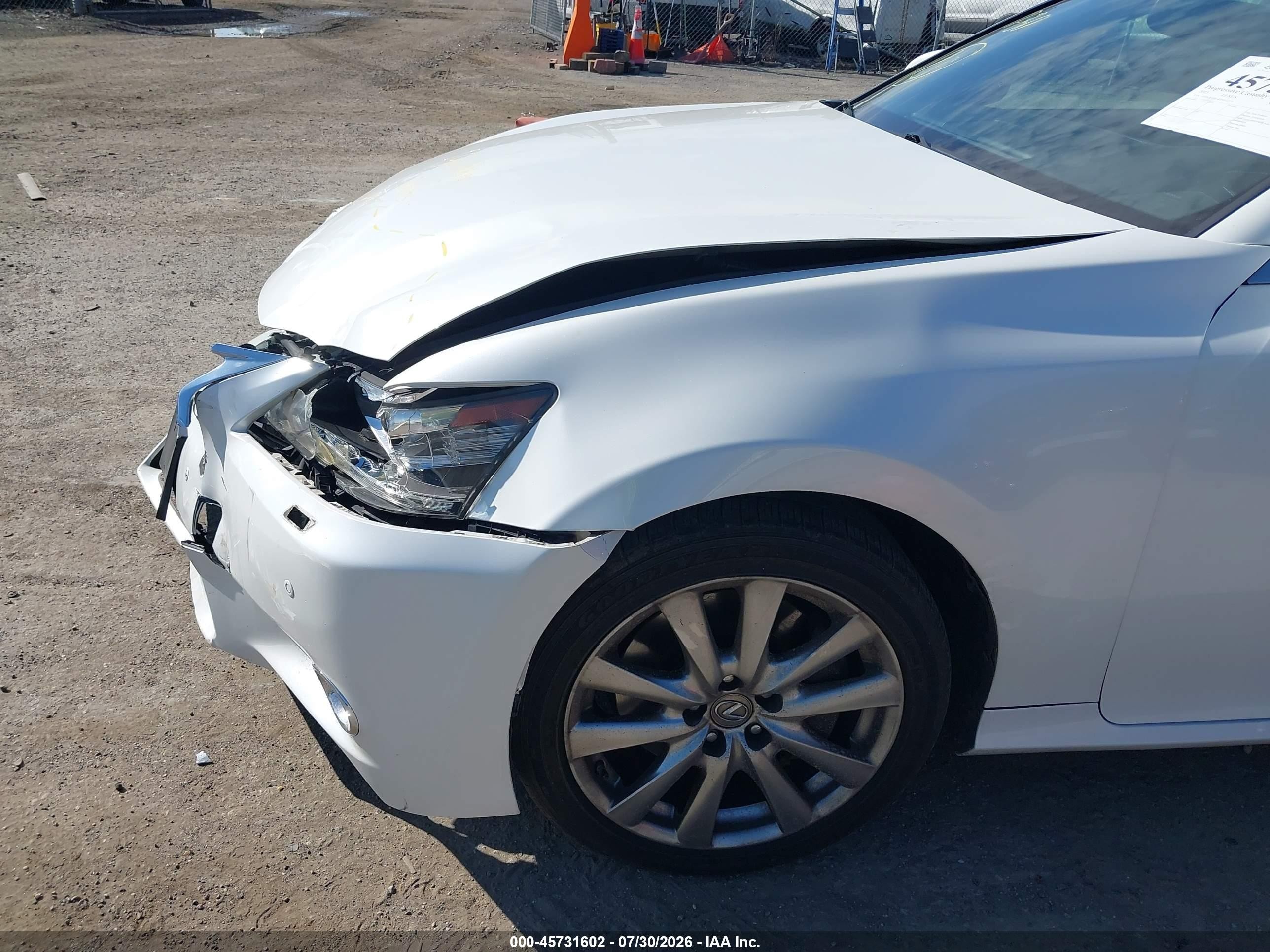 2013 Lexus Gs 350   Белый vin: JTHCE1BL8D5012223
