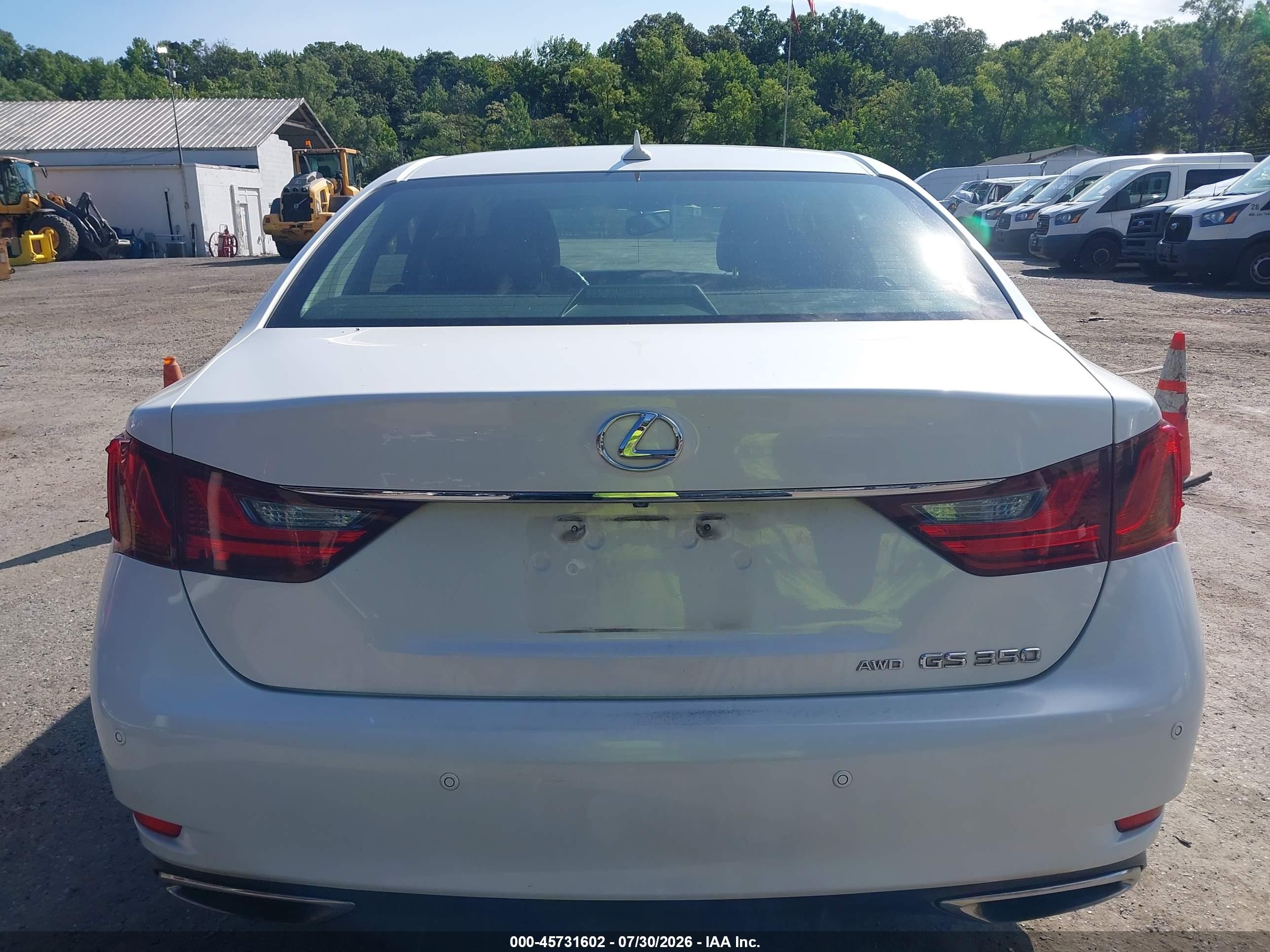 2013 Lexus Gs 350   Белый vin: JTHCE1BL8D5012223