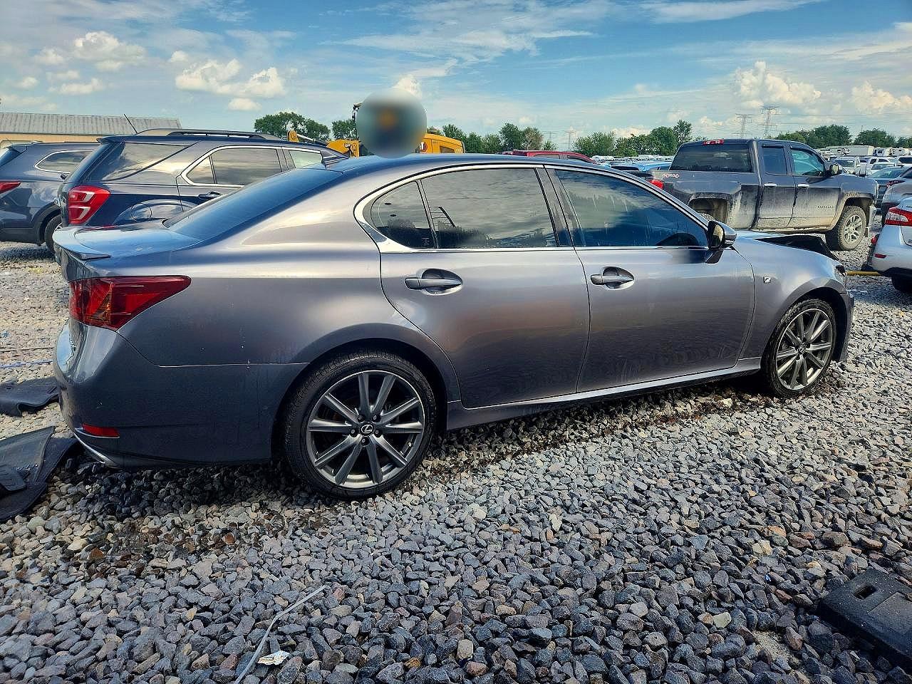 2014 Lexus Gs 350 Gray vin: JTHCE1BL8E5024504