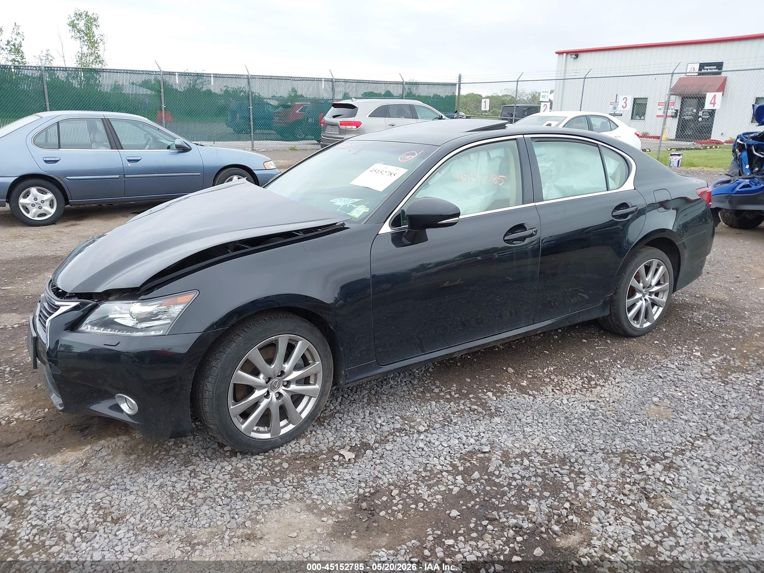 2014 Lexus Gs 350 Black vin: JTHCE1BL8E5024664