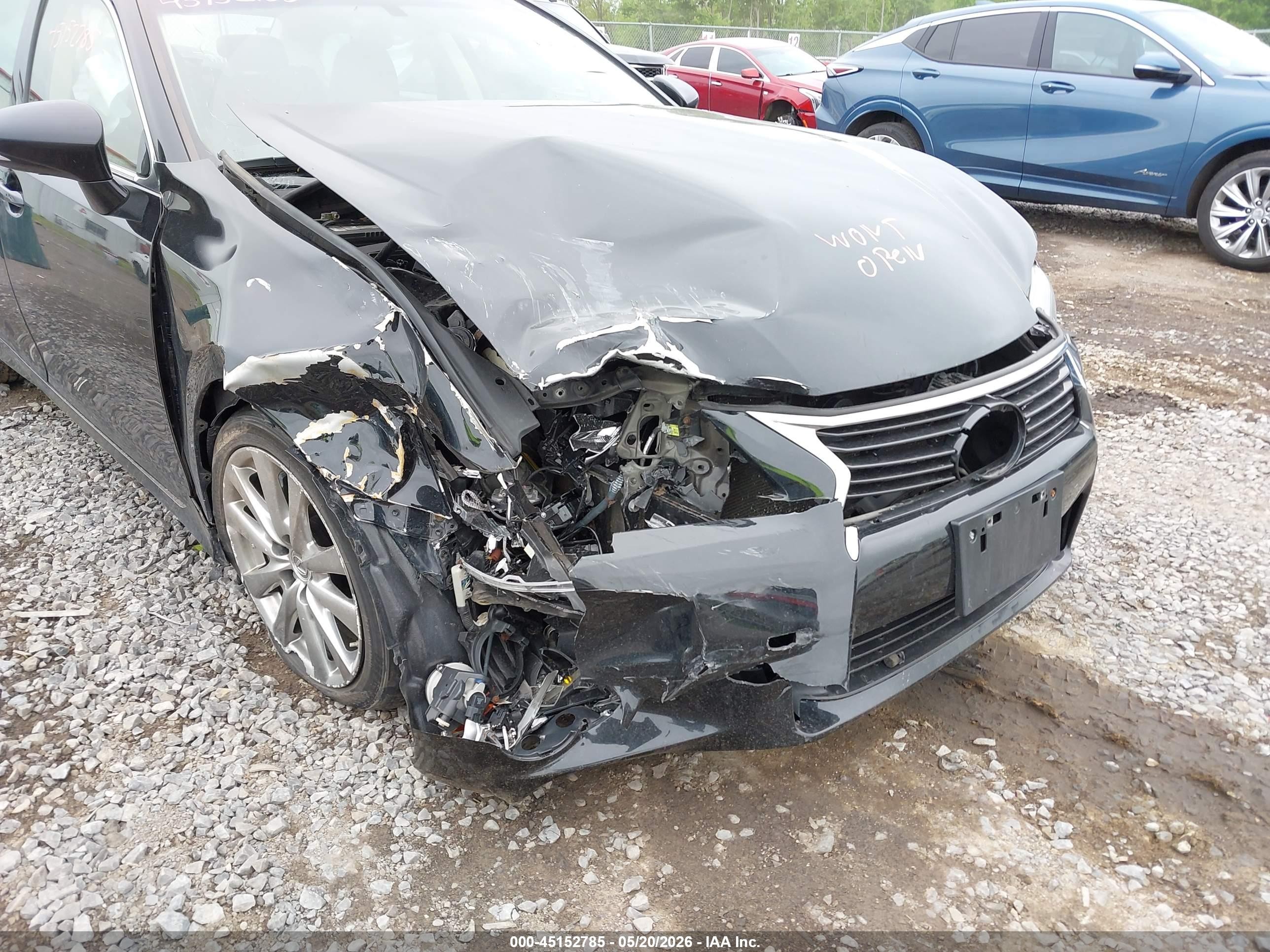 2014 Lexus Gs 350 Black vin: JTHCE1BL8E5024664