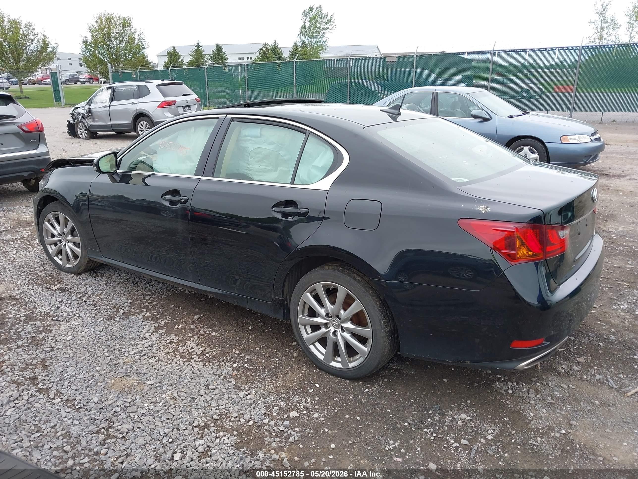 2014 Lexus Gs 350 Black vin: JTHCE1BL8E5024664