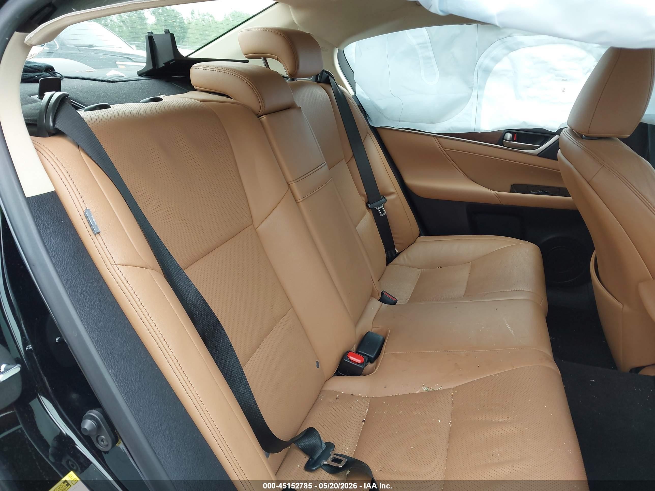 2014 Lexus Gs 350 Black vin: JTHCE1BL8E5024664