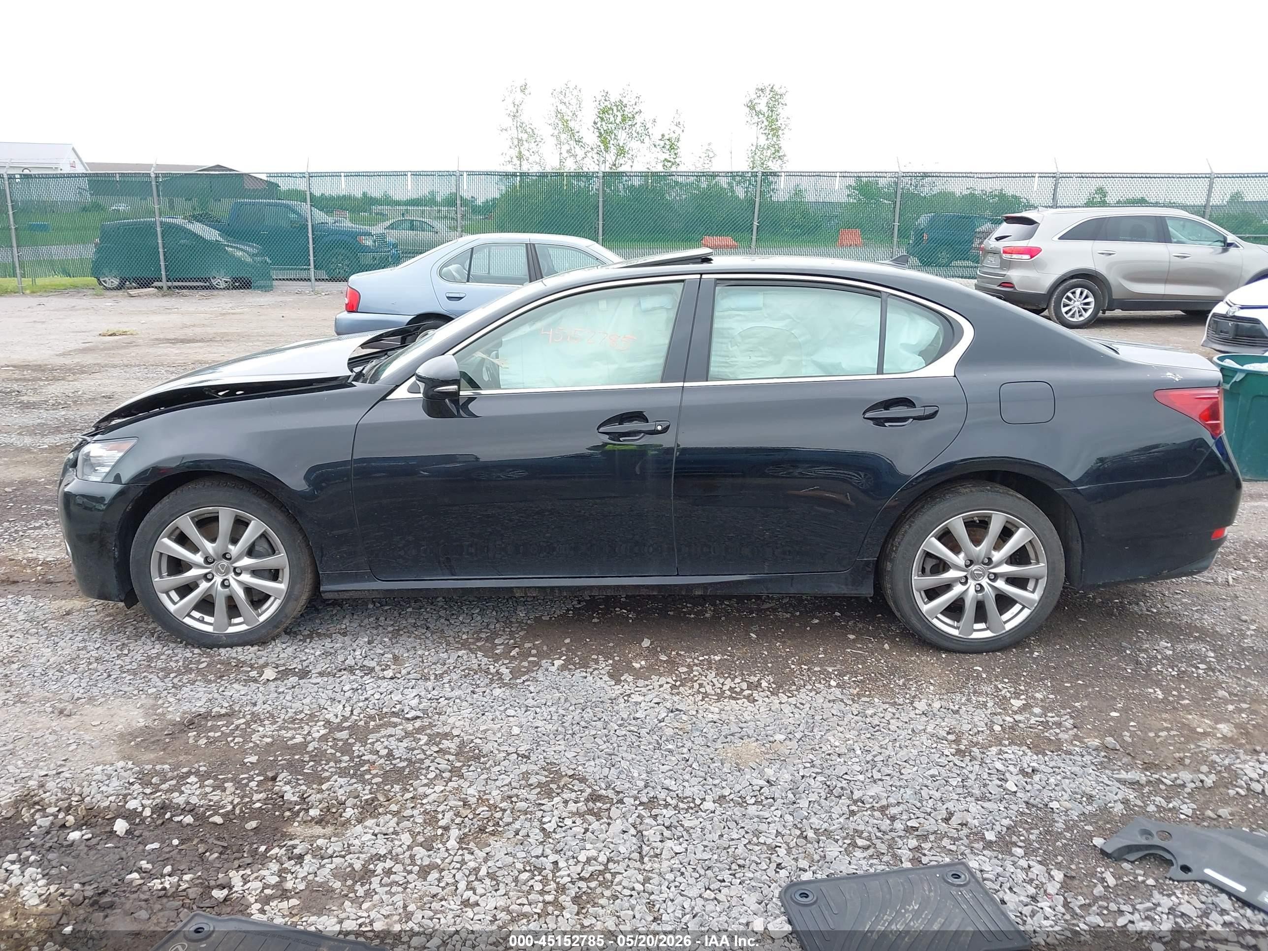 2014 Lexus Gs 350 Black vin: JTHCE1BL8E5024664