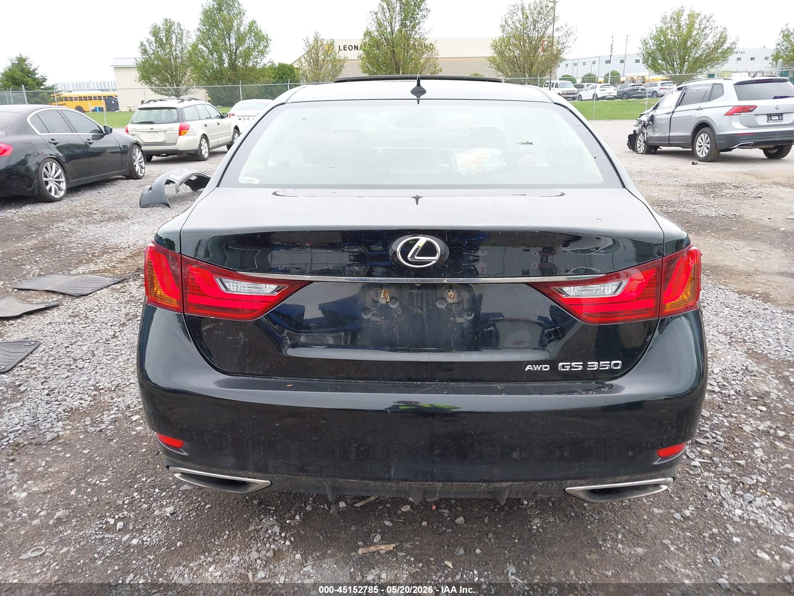 2014 Lexus Gs 350 Black vin: JTHCE1BL8E5024664