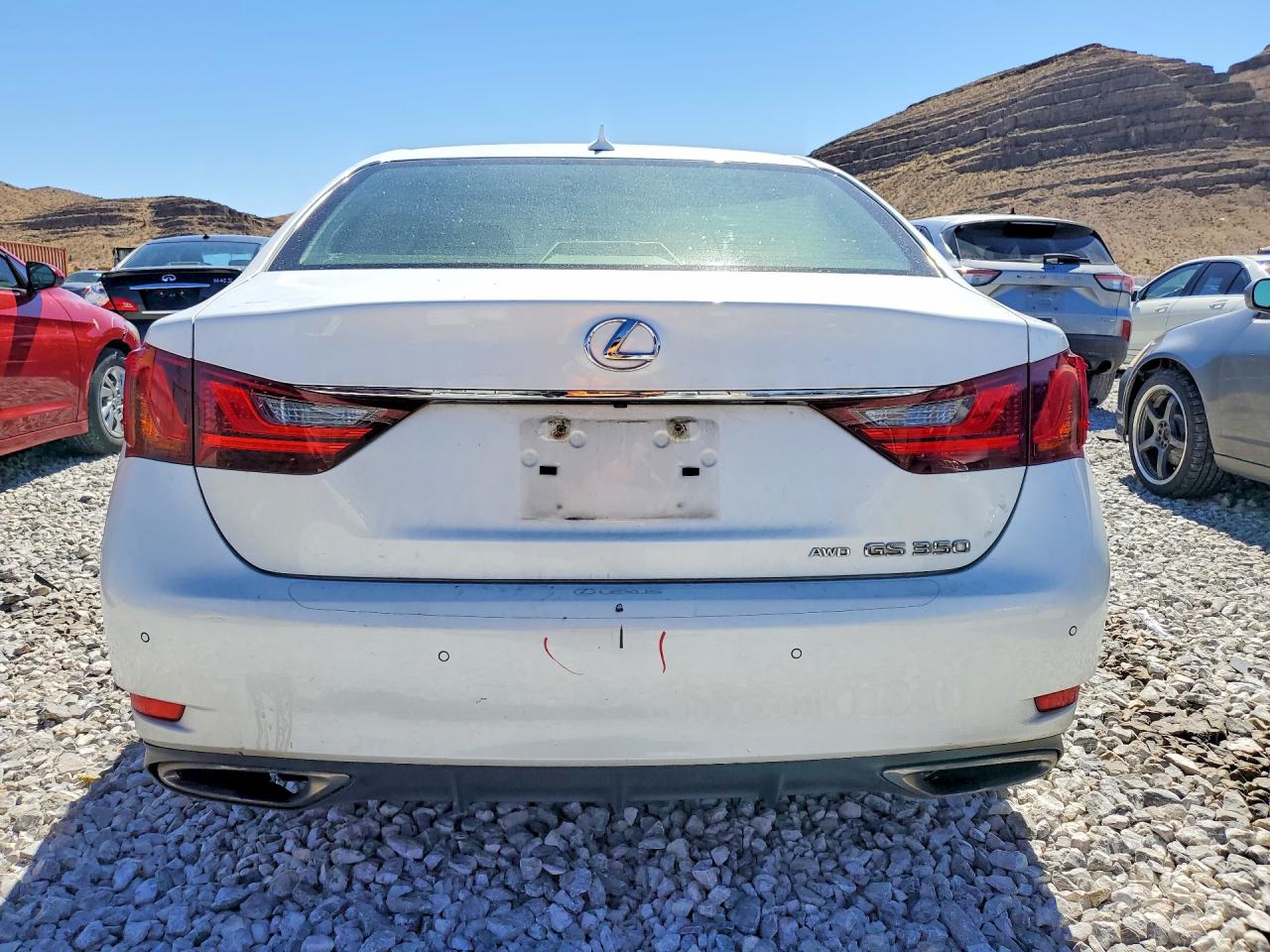 2014 Lexus Gs 350 White vin: JTHCE1BL8E5025510
