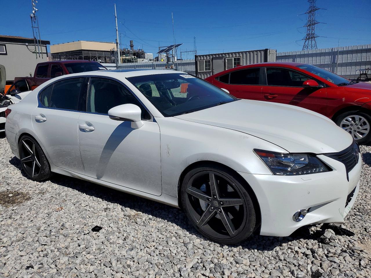2014 Lexus Gs 350 White vin: JTHCE1BL8E5025510