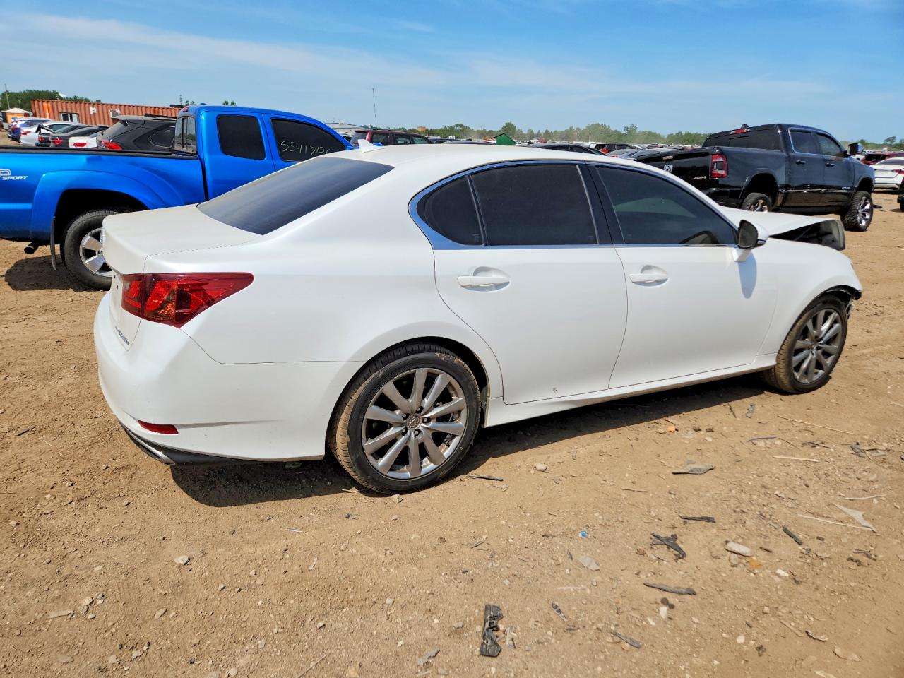 2014 Lexus Gs 350 White vin: JTHCE1BL8E5025801