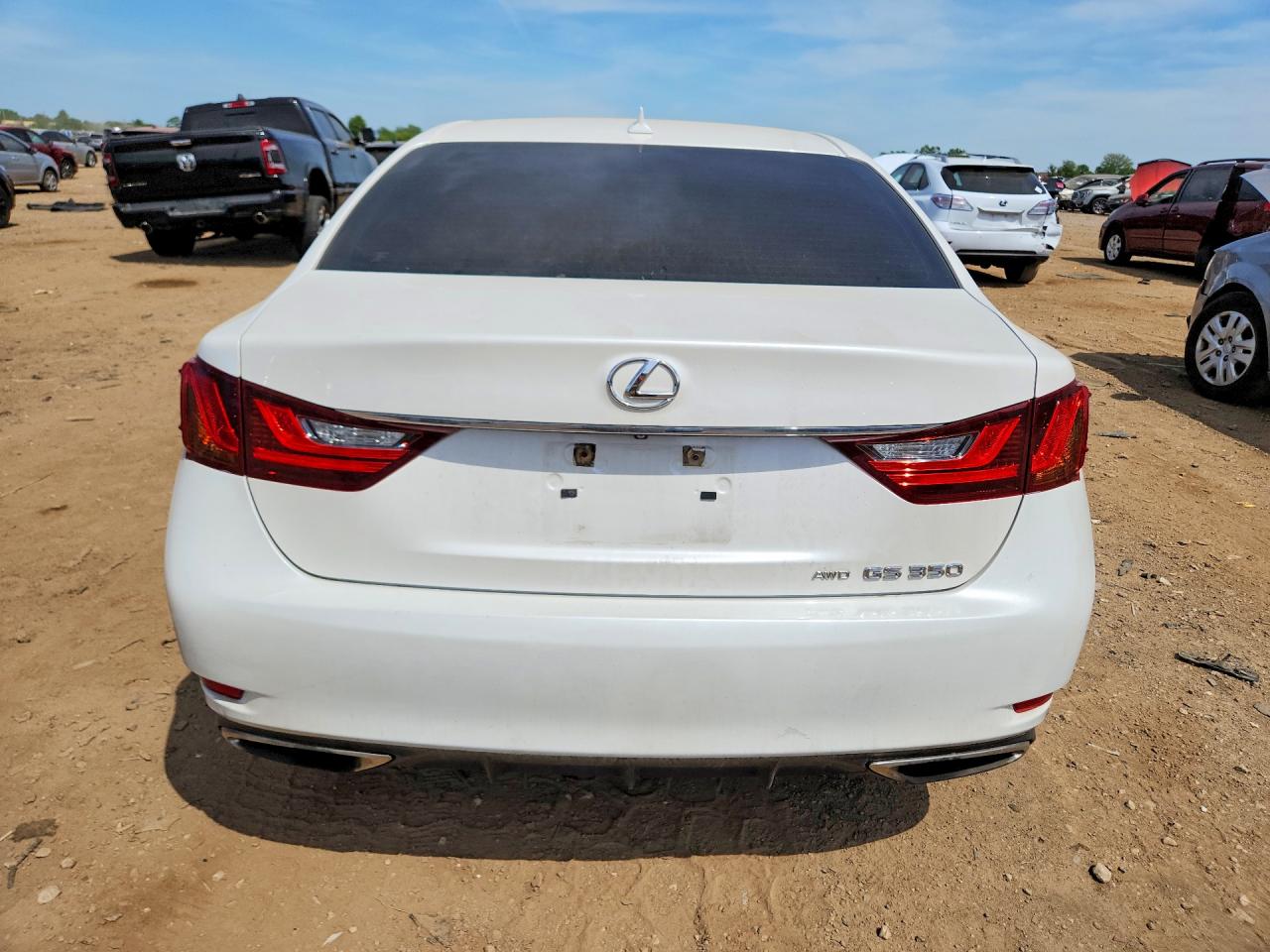 2014 Lexus Gs 350 White vin: JTHCE1BL8E5025801