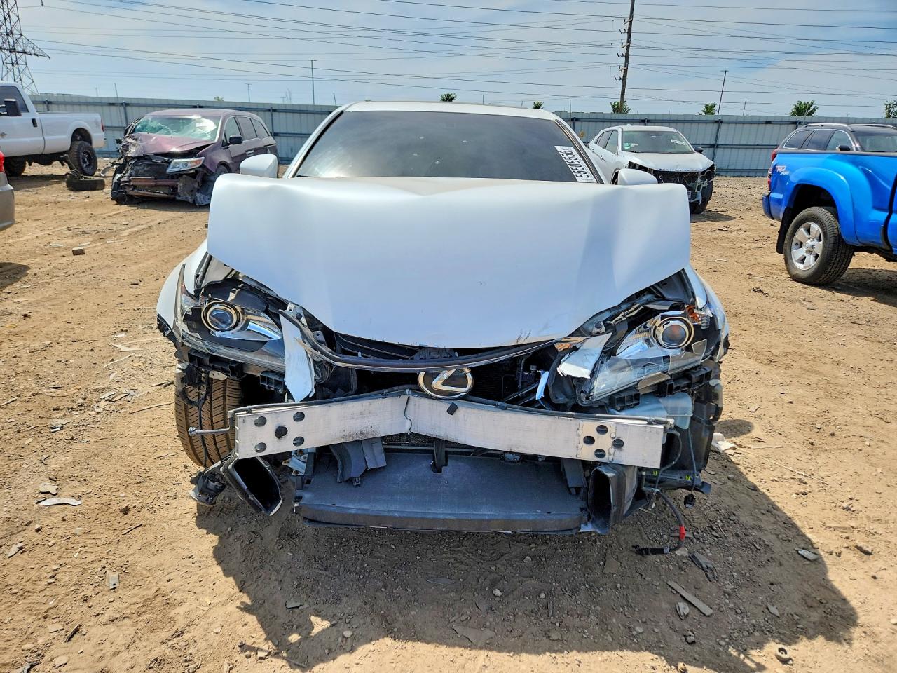 2014 Lexus Gs 350 White vin: JTHCE1BL8E5025801