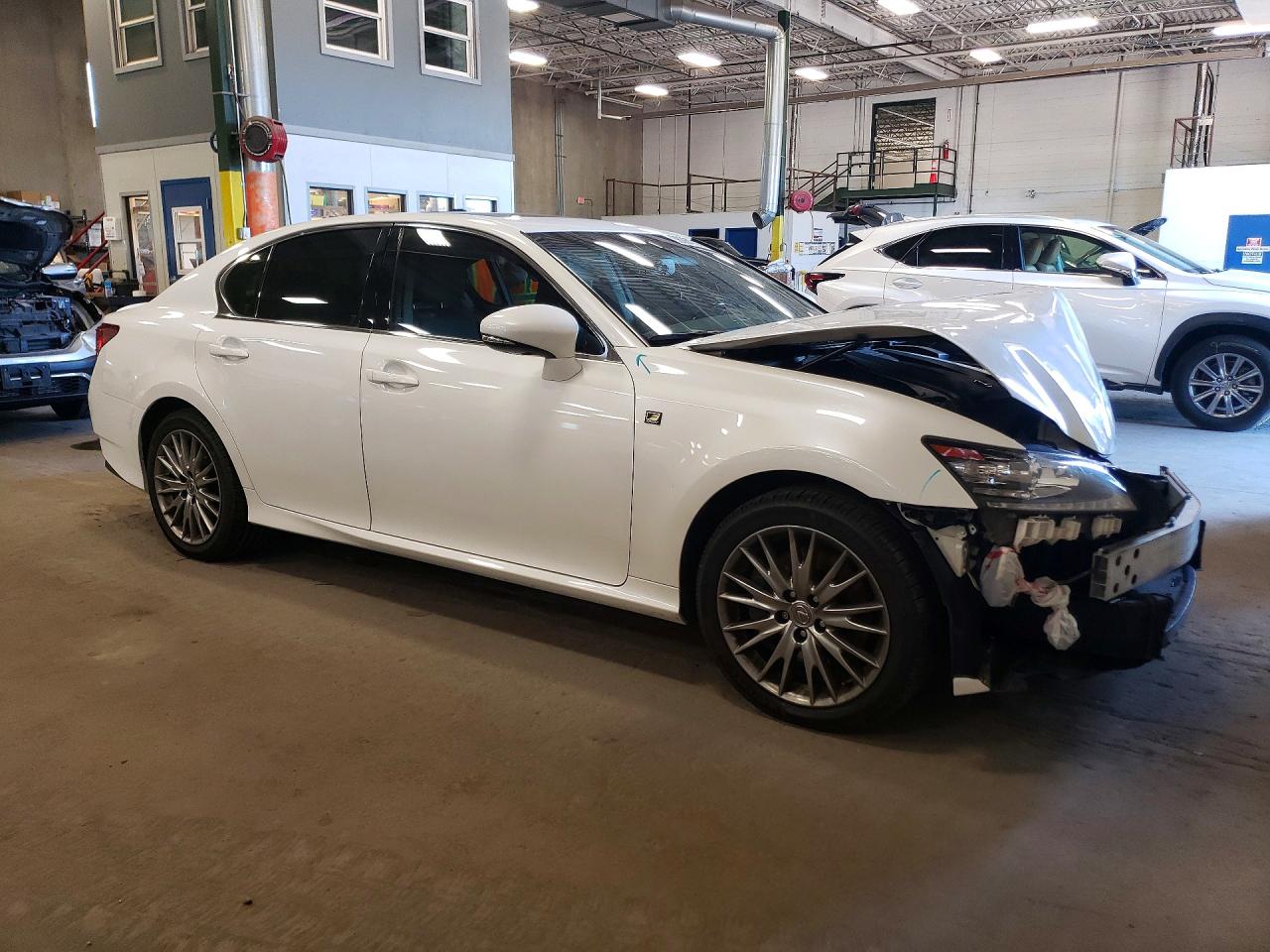 2014 Lexus Gs 350 White vin: JTHCE1BL8E5026284