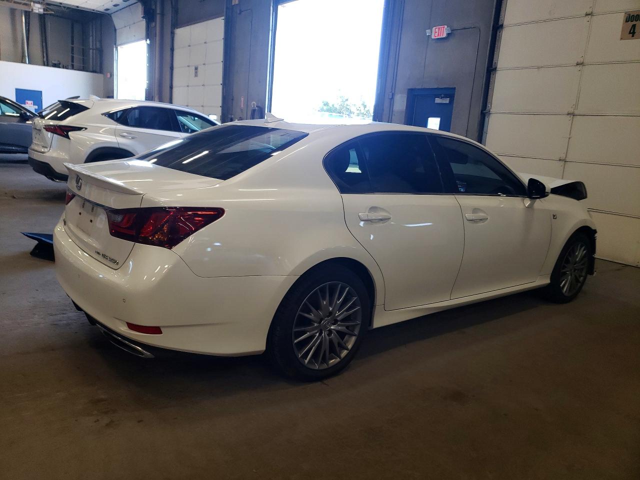 2014 Lexus Gs 350 White vin: JTHCE1BL8E5026284